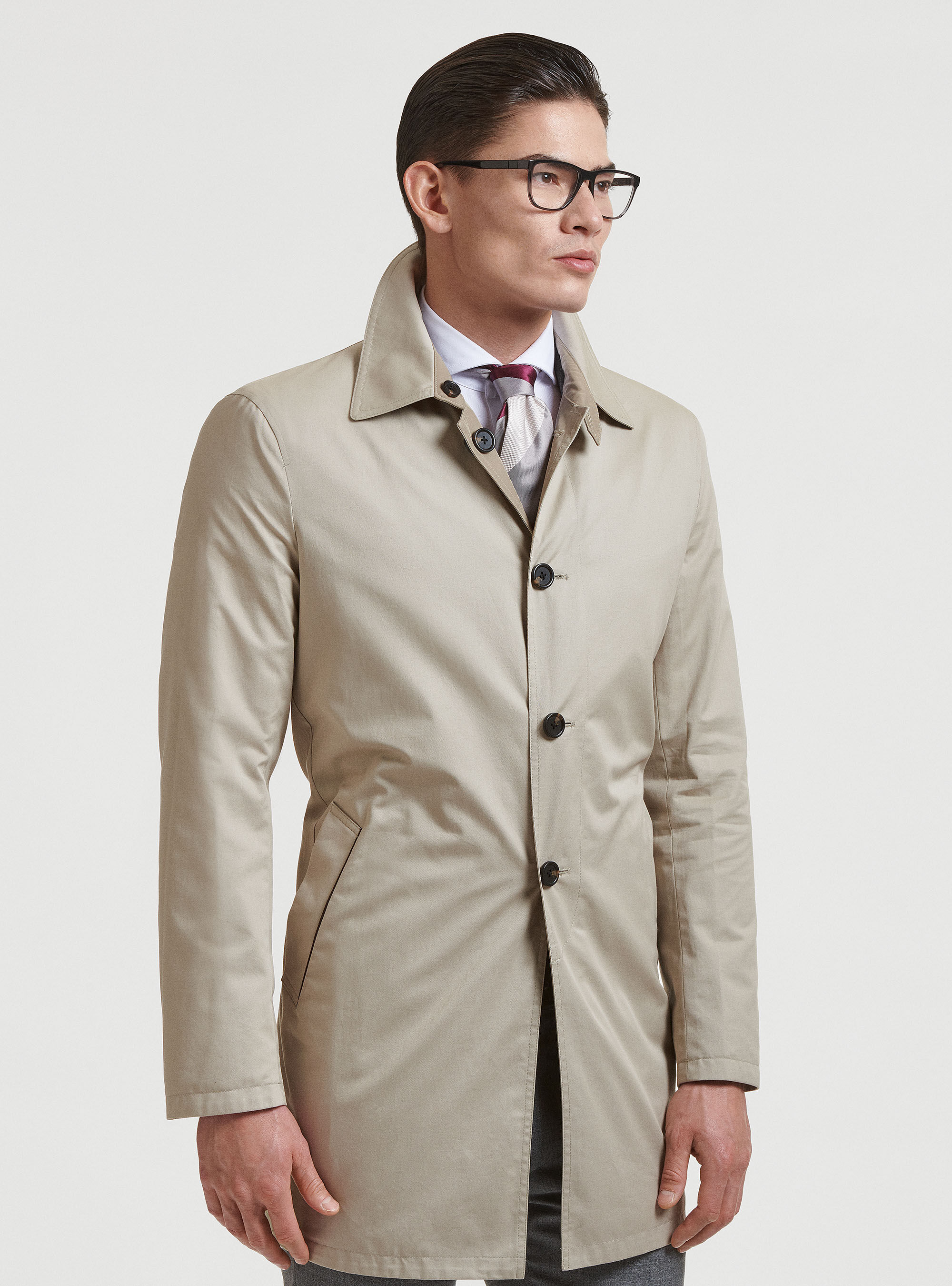 Button up raincoat online