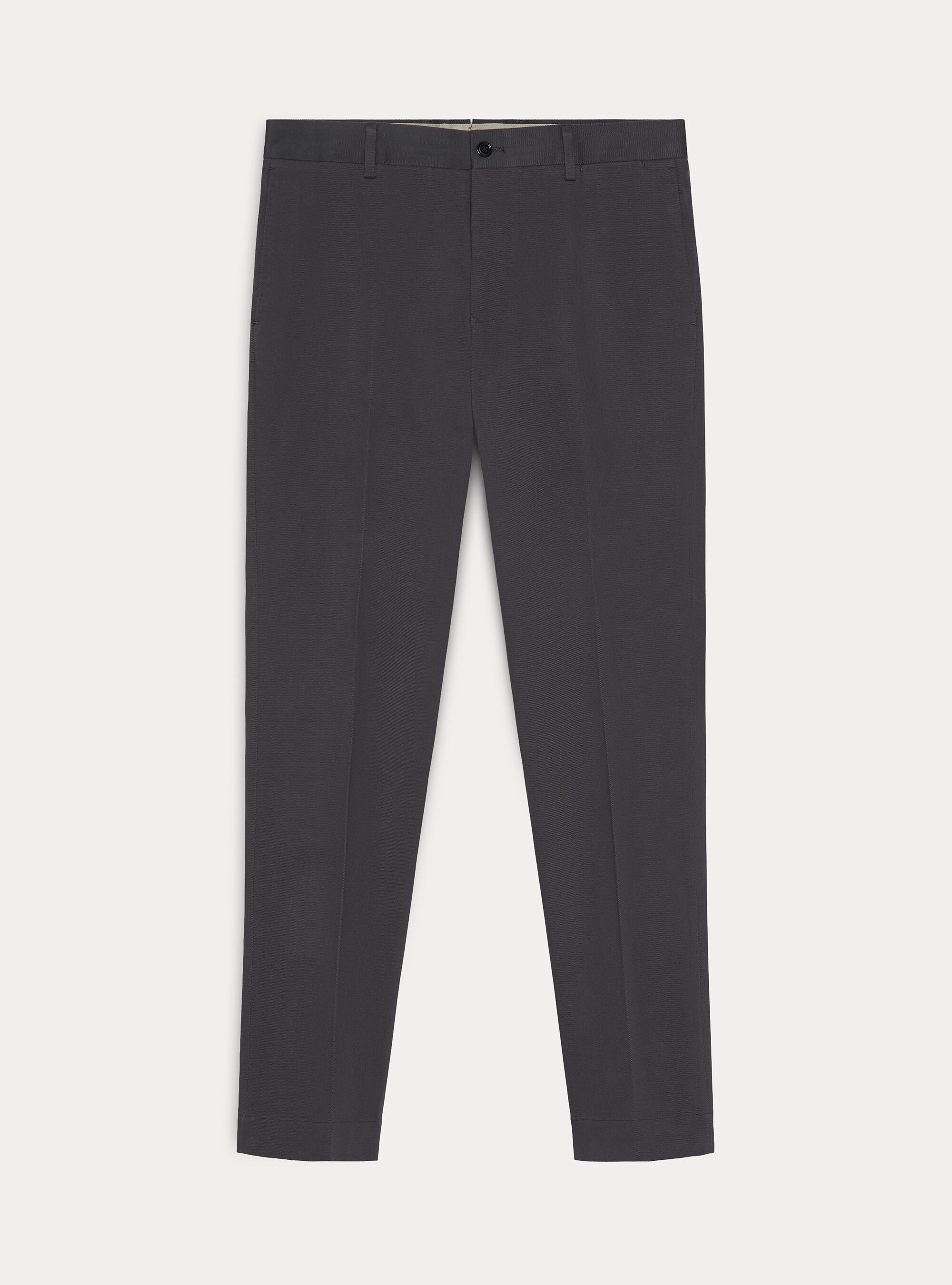 Pantalones de algod&oacute;n esmerilado, ASFALTO 0112C