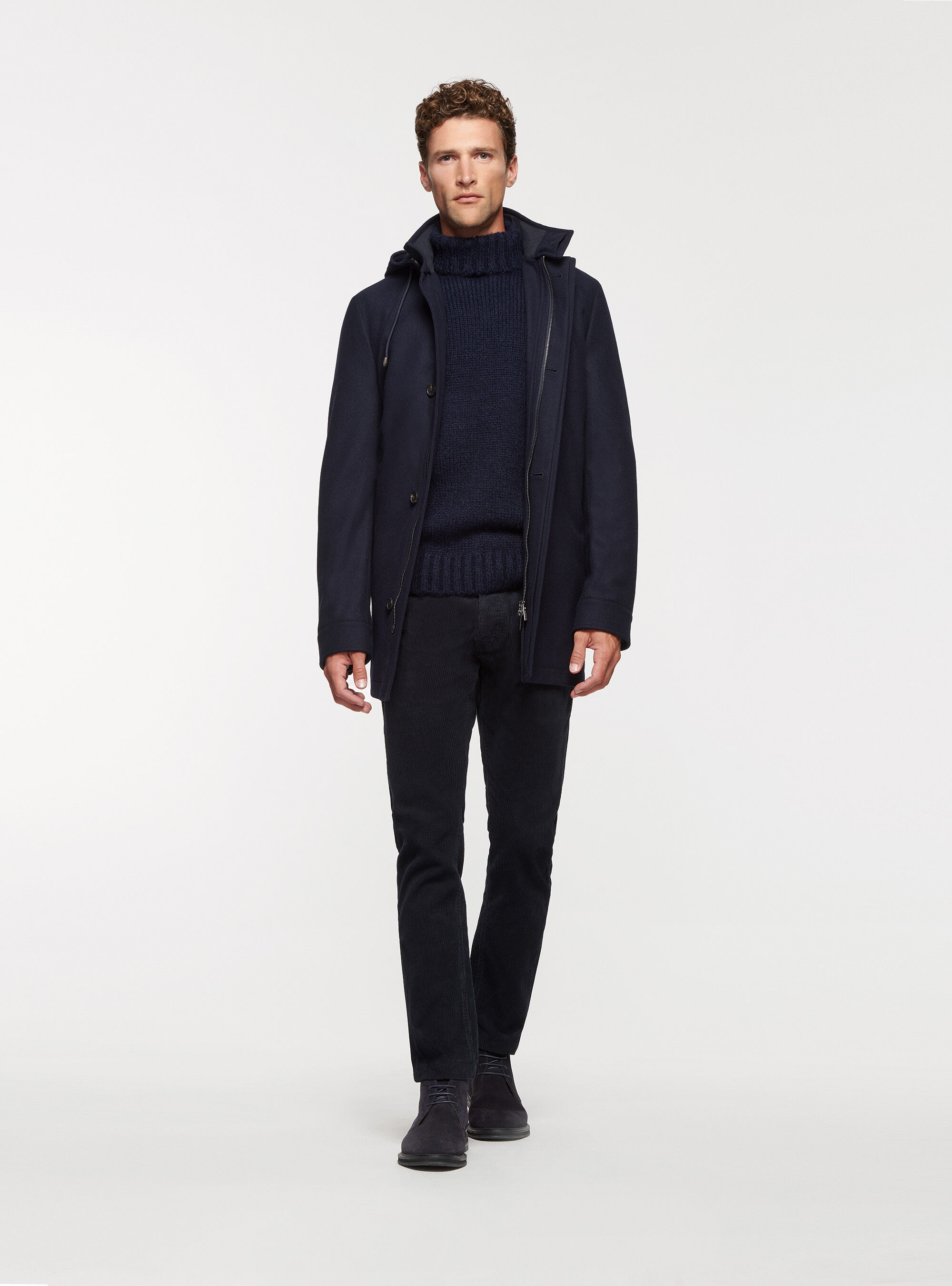 Lucca Wool Blend River Coat（rich navy） Lucca Wool Blend River Coat（Lucca Wool Blend River Coat）