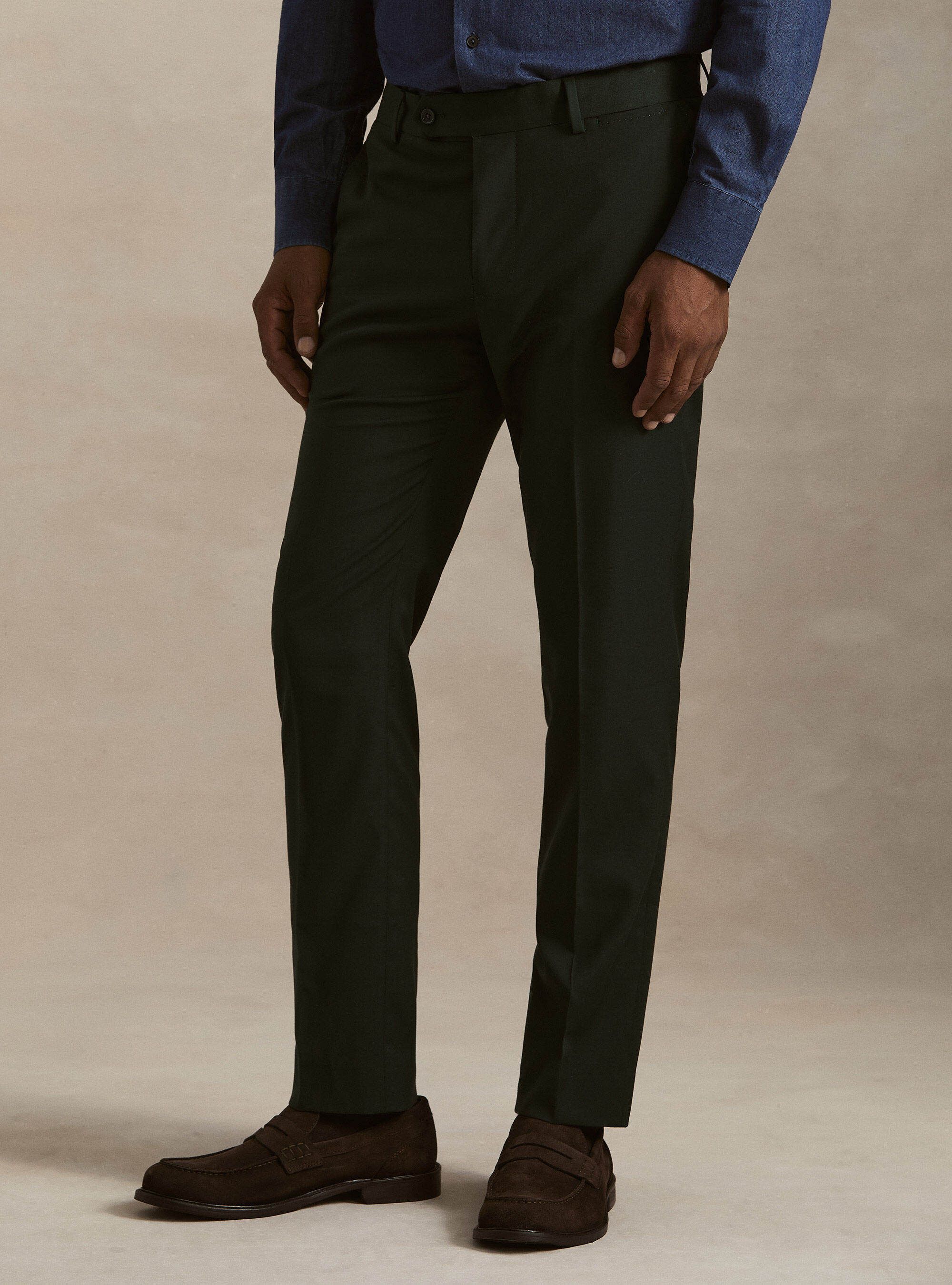 Pantalones de traje cl&aacute;sicos slim fit