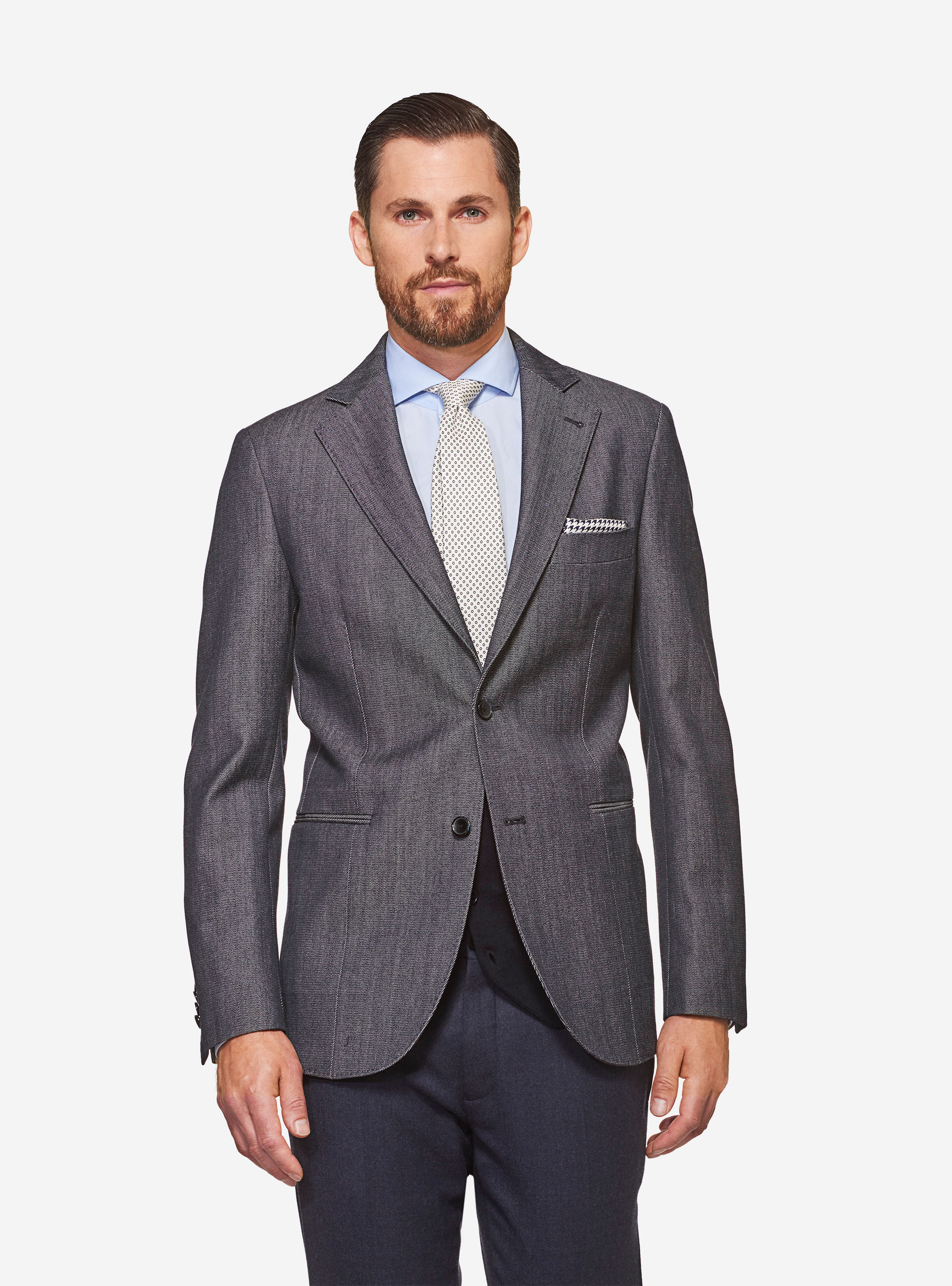 textured wool blazer