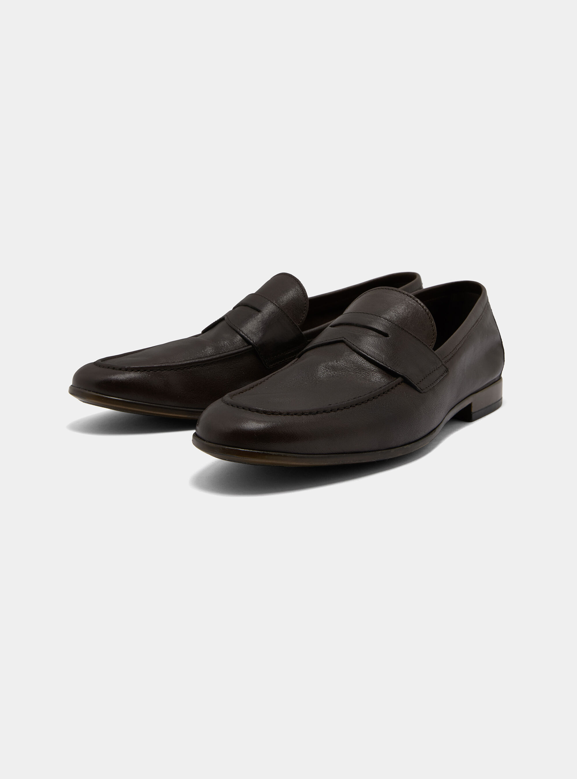 Soft leather loafers