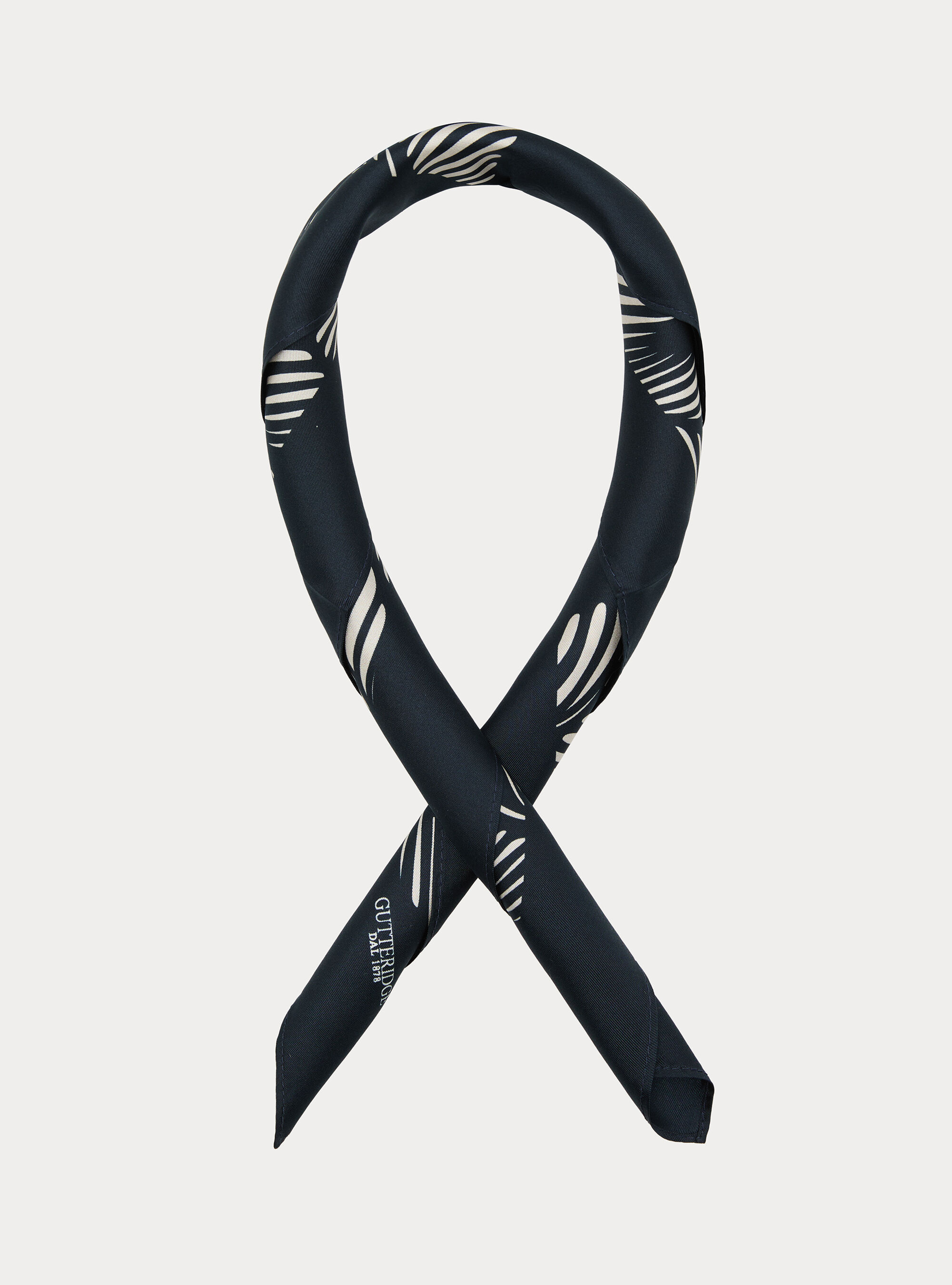 Foulard stampato in seta fantasia