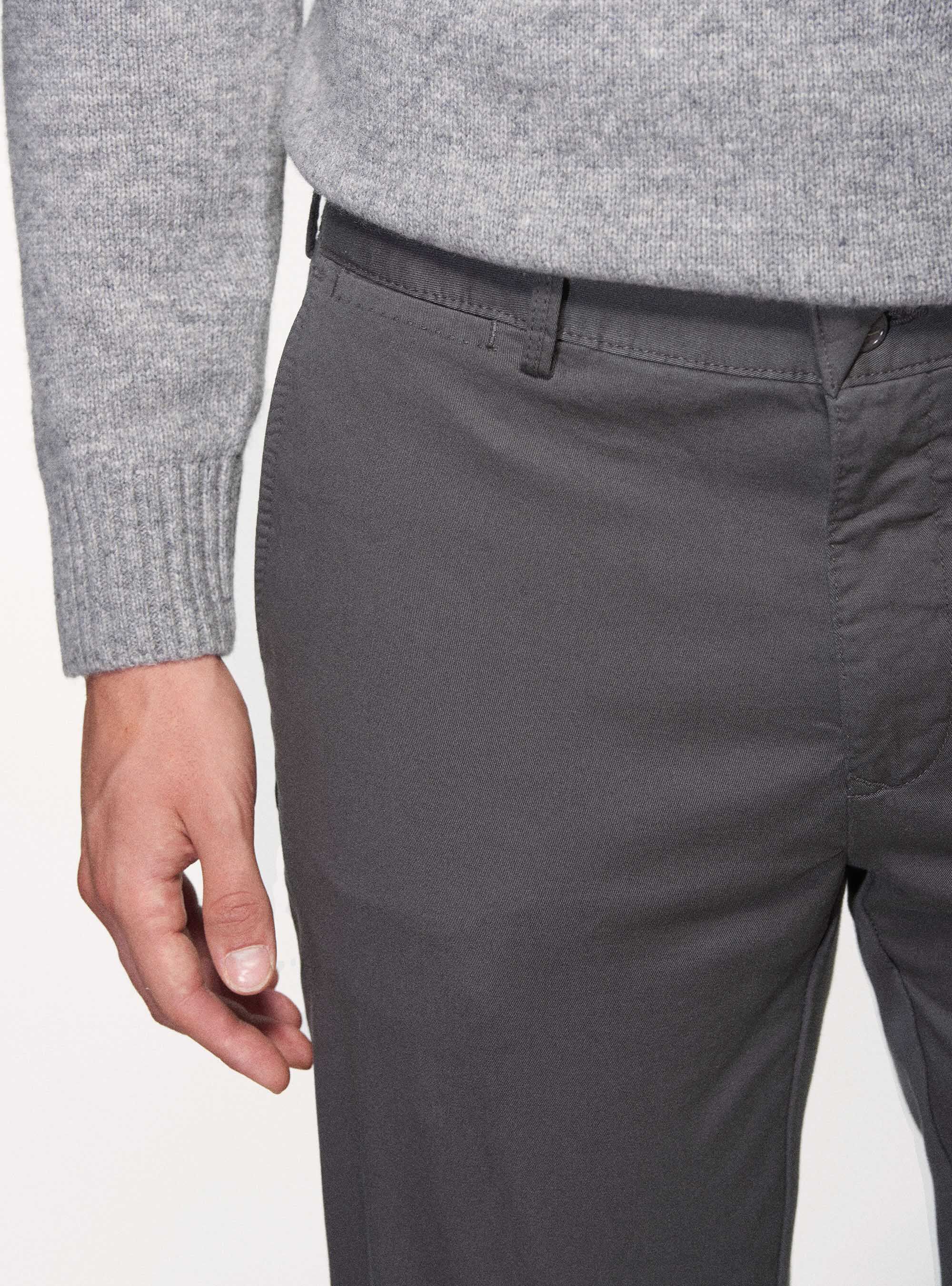 Stretch cotton twill chino trousers | Gutteridge | Men's Stretch cotton twill chino trousers | Gutteridge | Men's