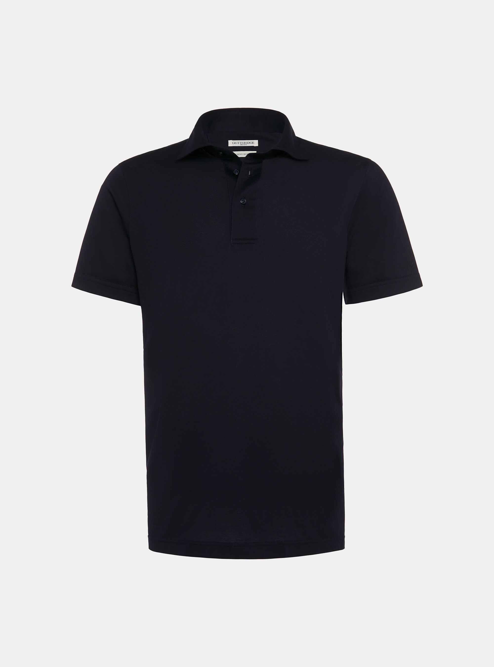 Polo piqu&eacute; en tissu COOLMAX, BLEU MARINE