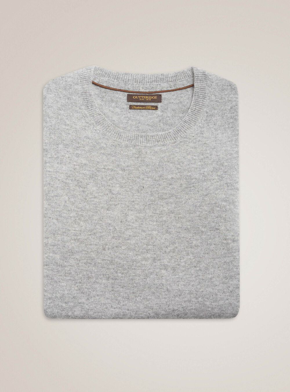 Lambswool Wool And Cashmere Crew Neck Sweater Gutteridge 96243011
