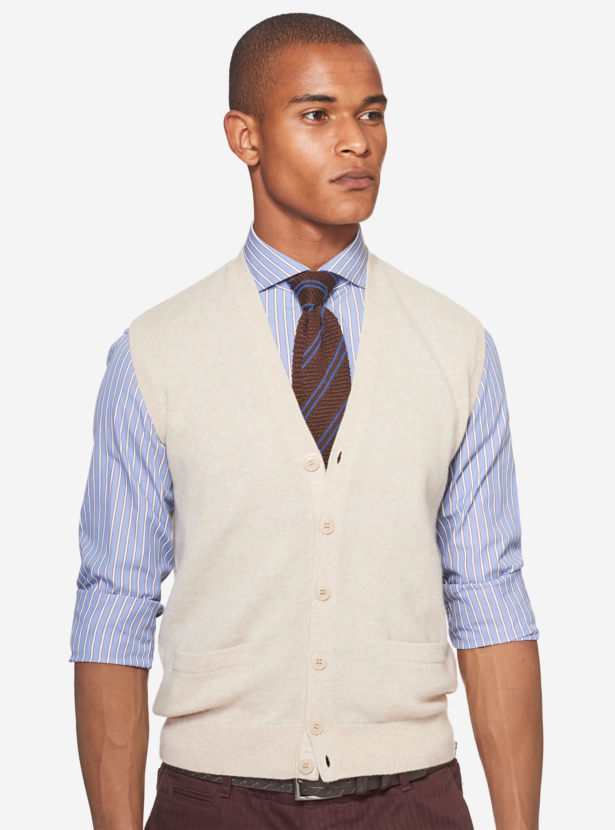 KNITTED 100 CASHMERE VEST