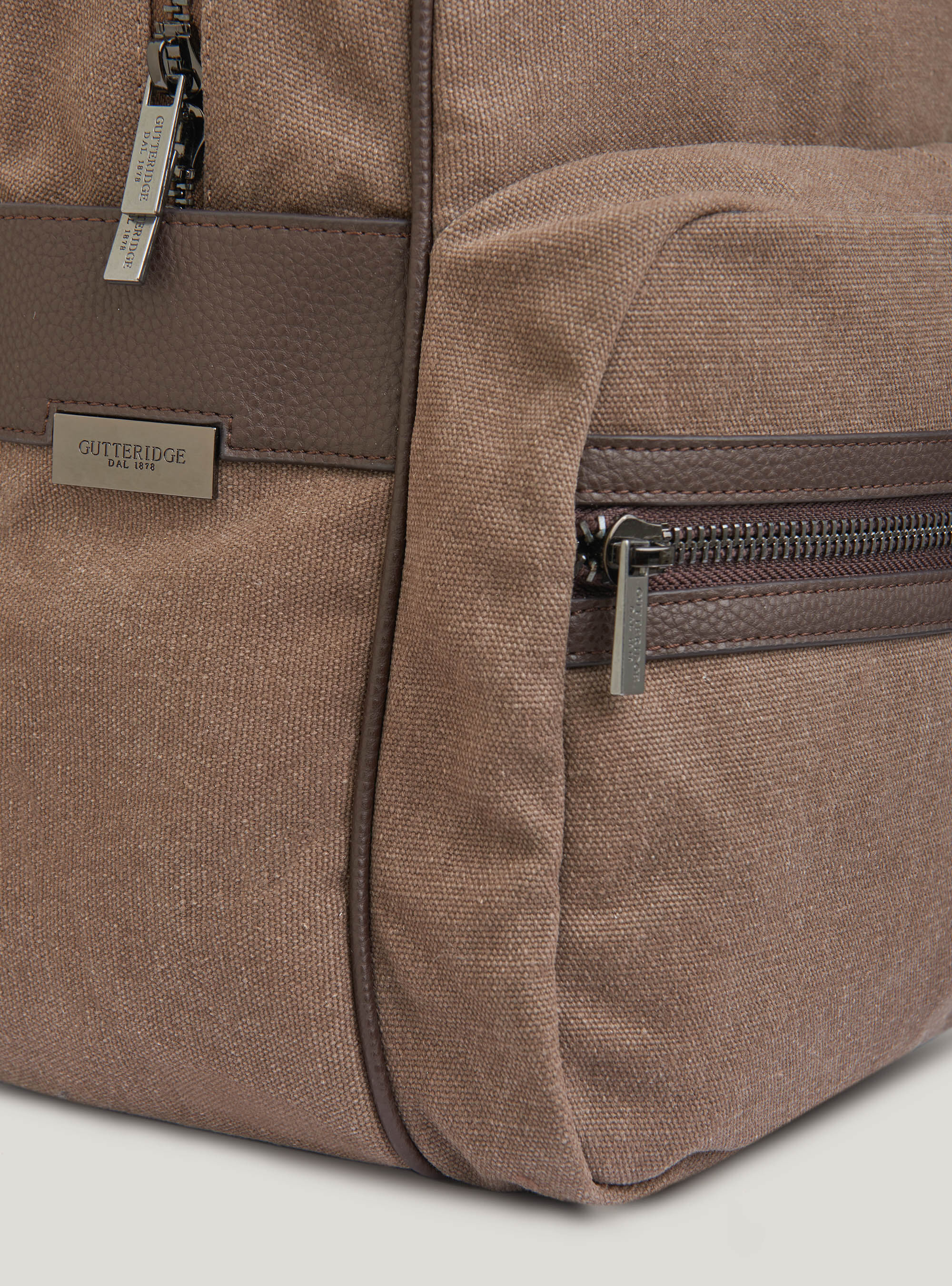 Zaino in canvas e finta pelle Gutteridge BORSE E ZAINI Uomo
