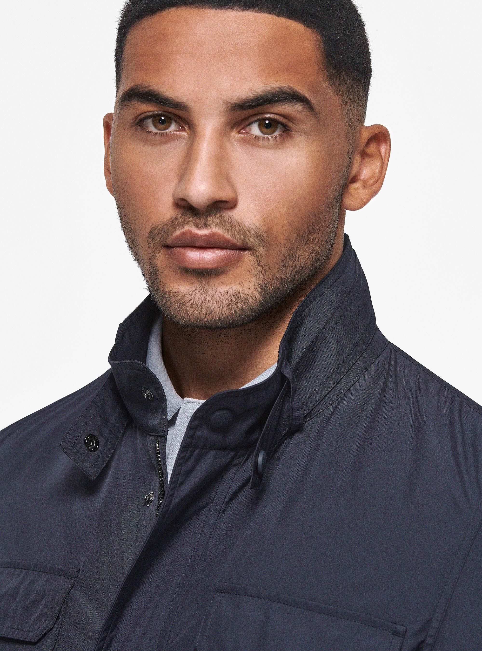 Field jacket in technical fabric