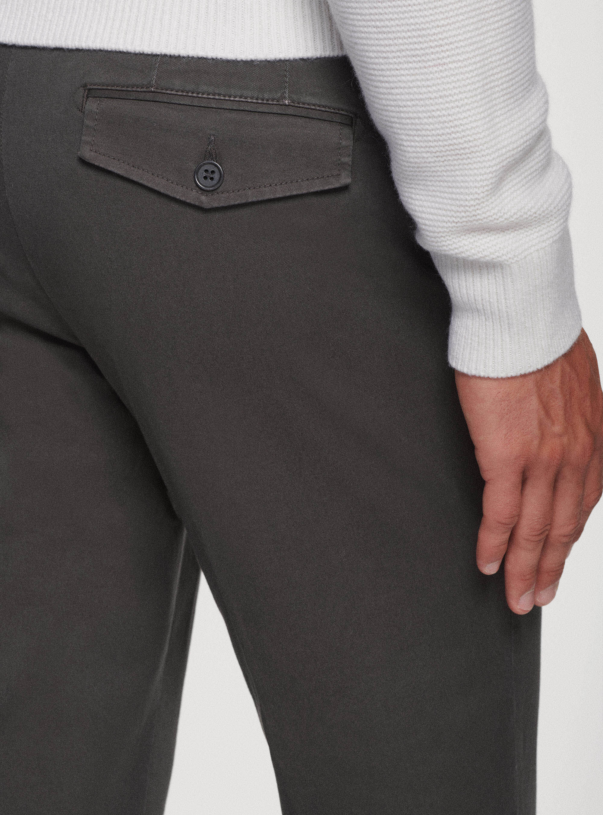 Pantalon discount gris marengo