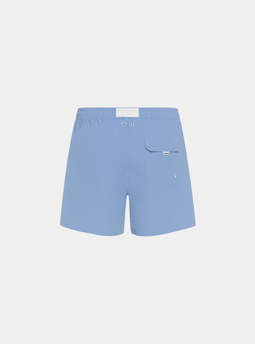 Costume da bagno tinta unita, AZZURRO Costume da bagno tinta unita