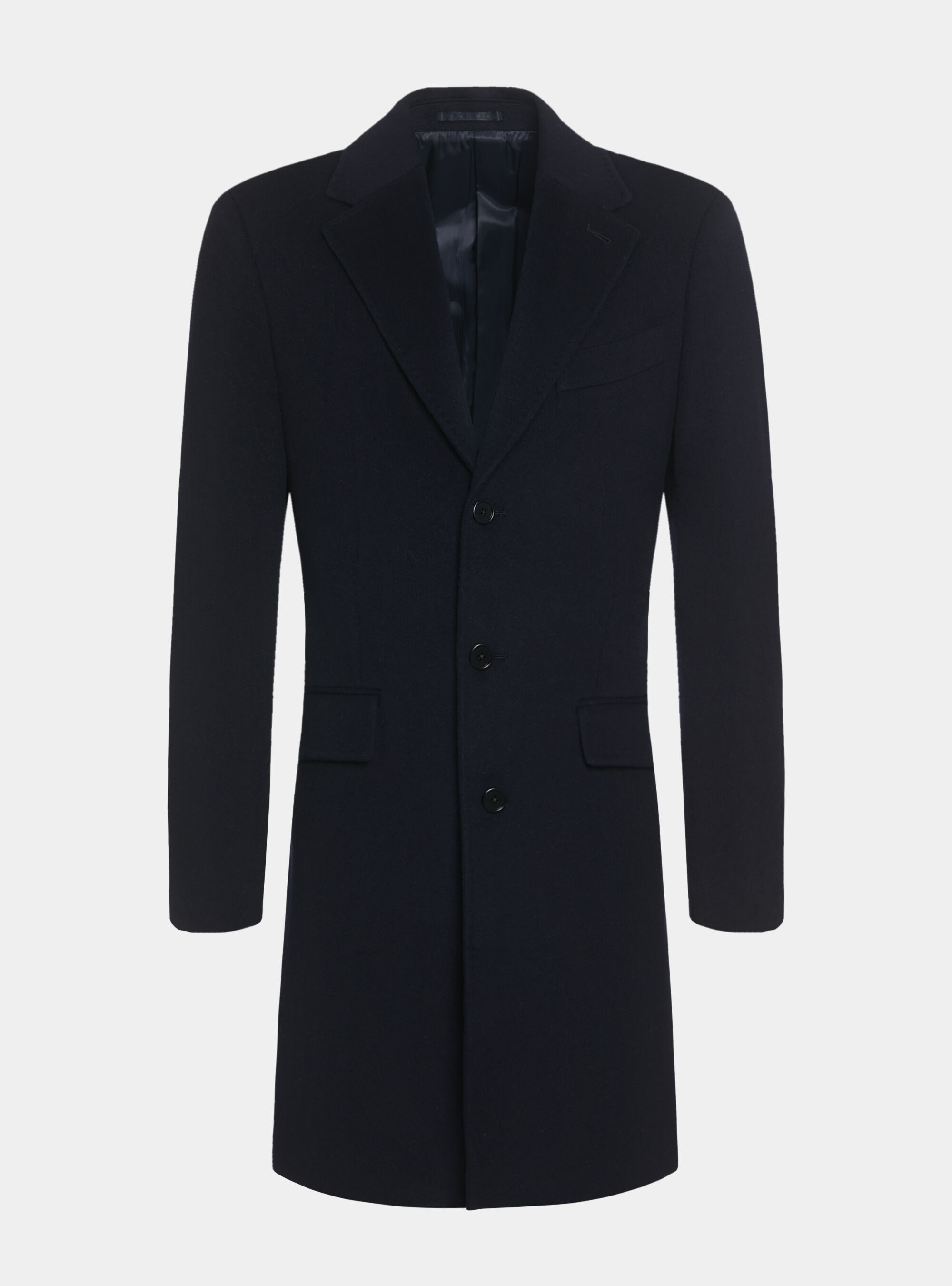 ジャケット・アウター Na.e Wool&Cashmere Button Coat Vintage Wool and Cashmere Button Front Coat, Blue Classic