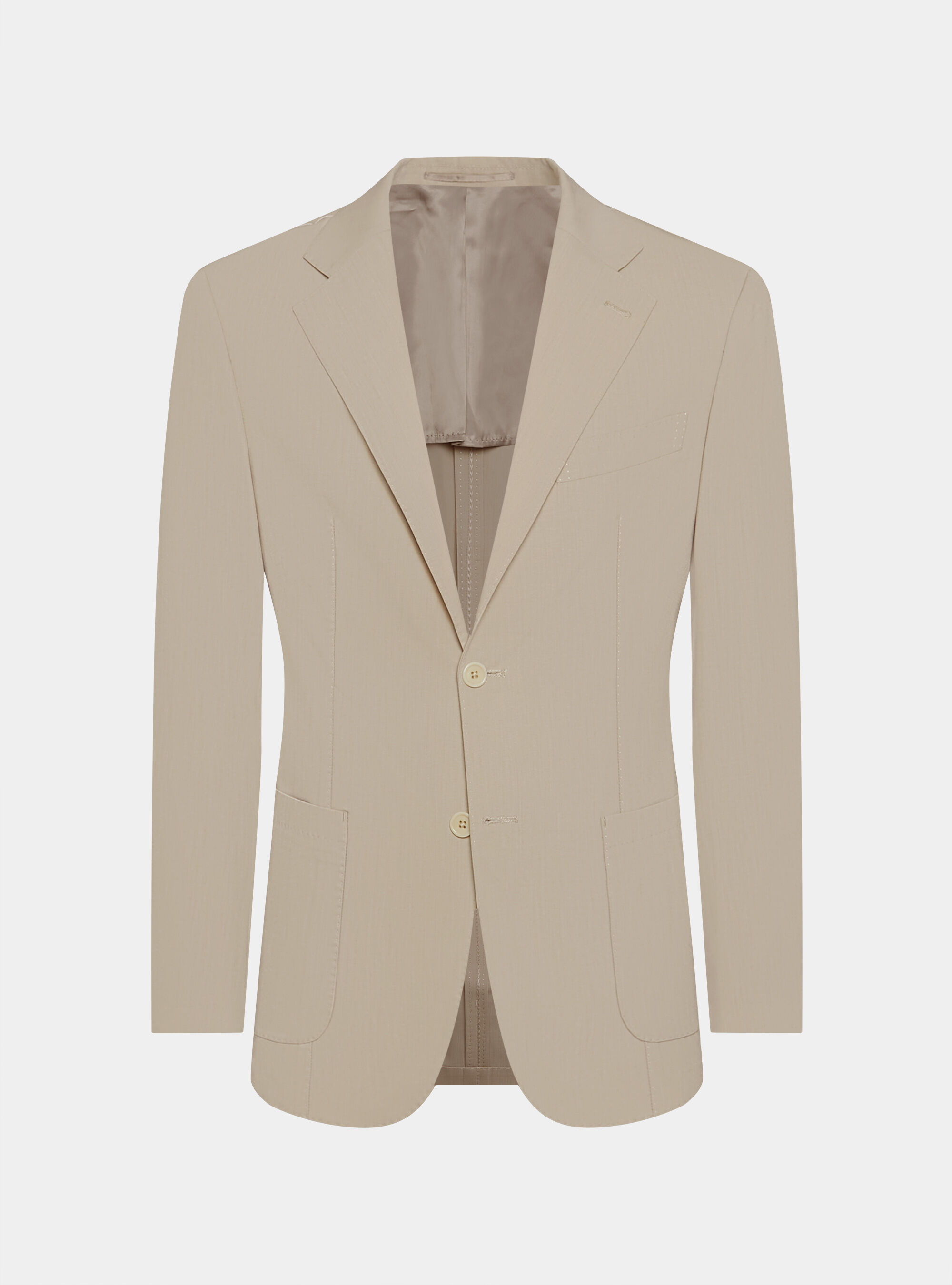 Americana de traje cl&aacute;sica slim fit, CRUDO