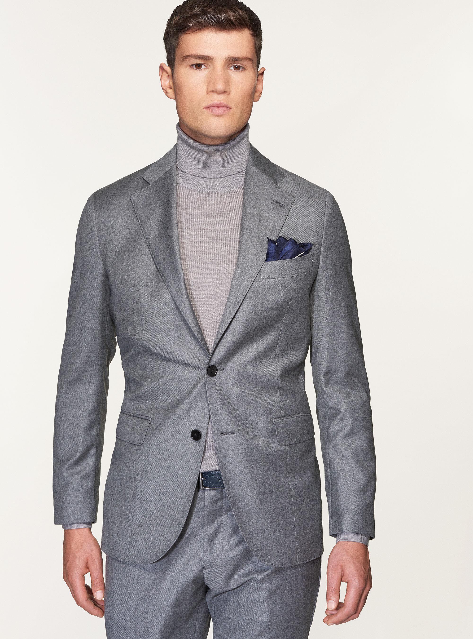 Suit blazer in pure superfine wool 110's Vitale Barberis Canonico