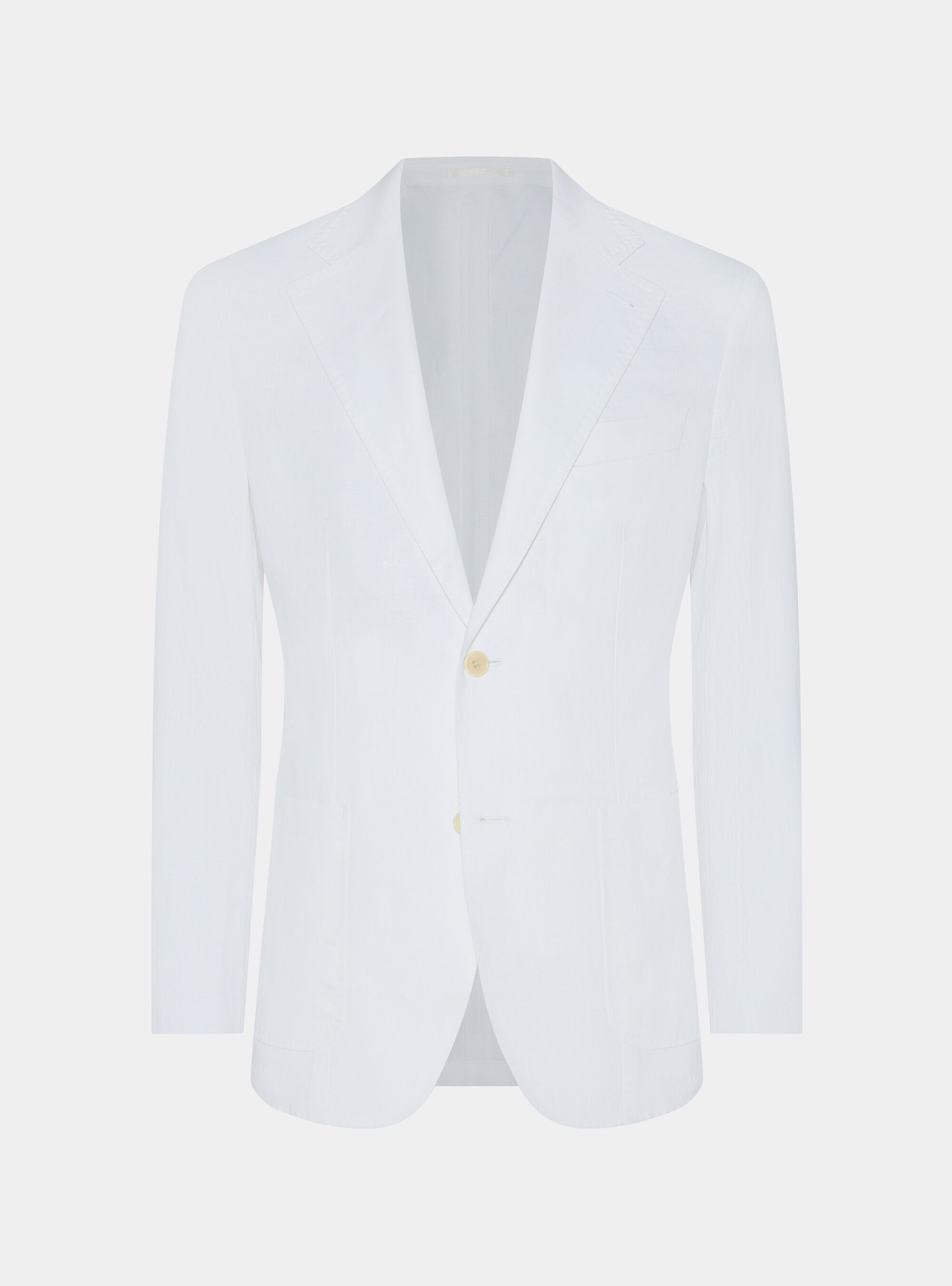 Pure linen suit blazer, WHITE