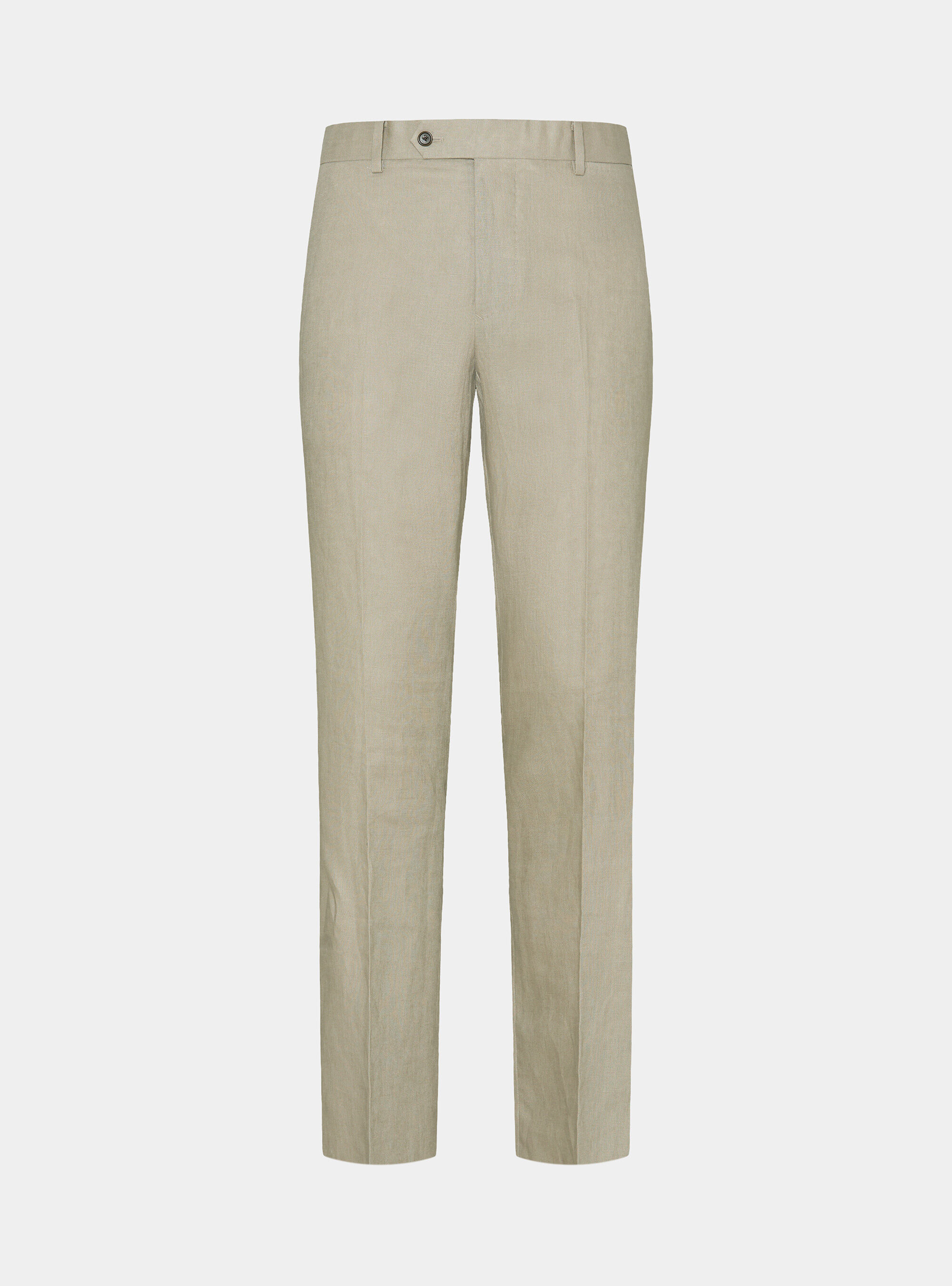 Pure linen suit trousers, SAND
