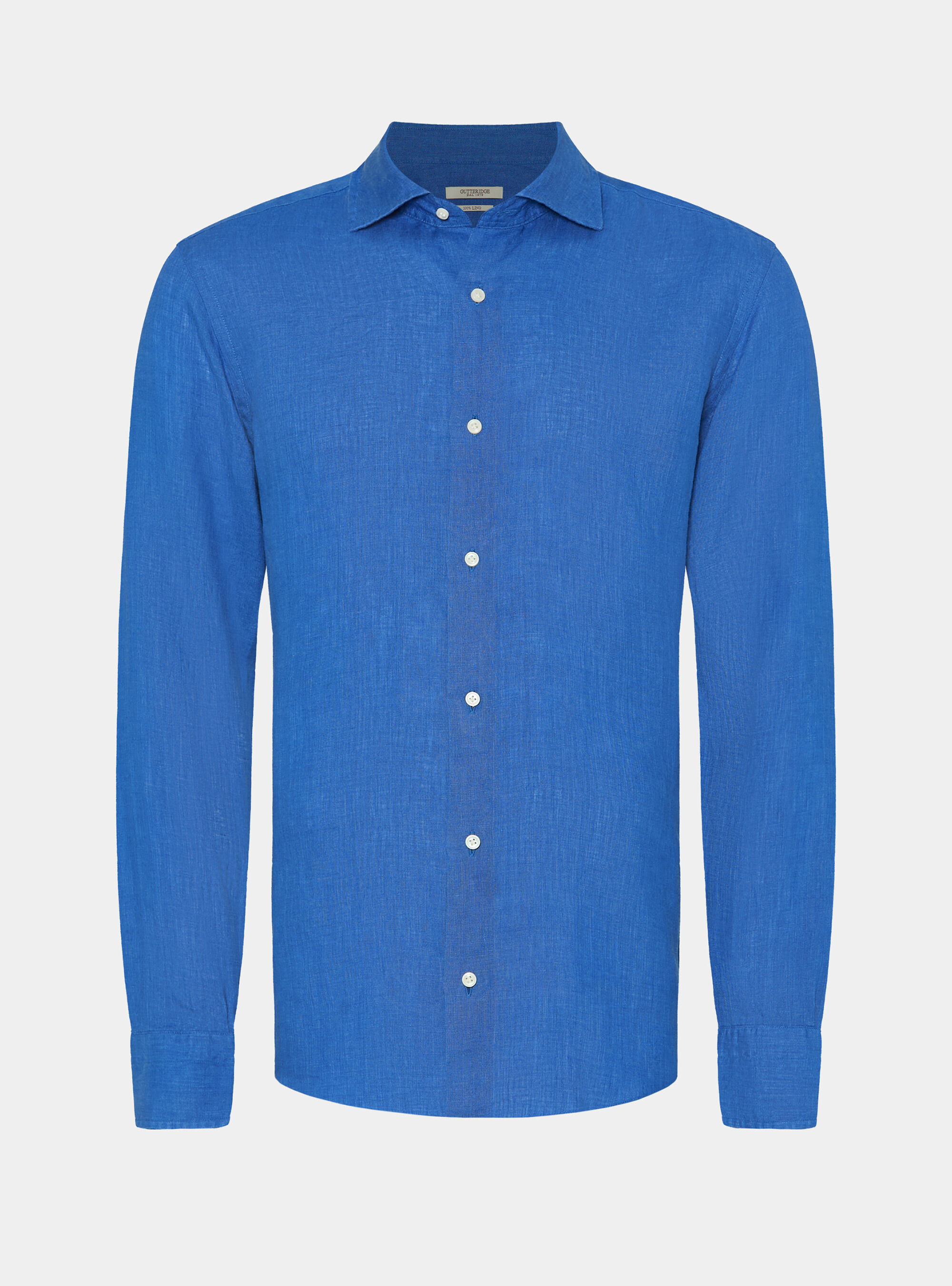 Pure linen shirt, BLUE