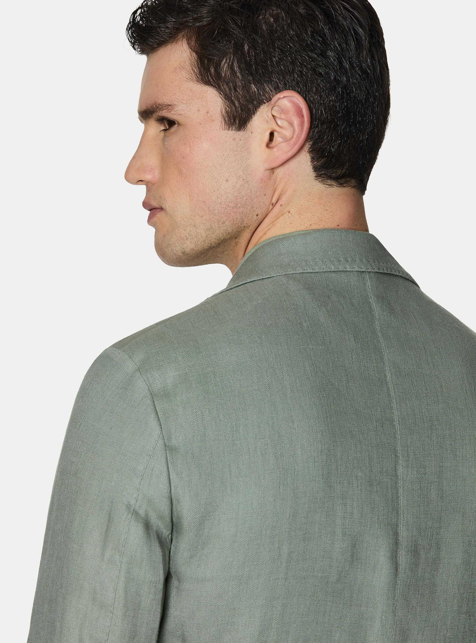 Anzugjacke aus reinem Leinen, SALVIA 0602C