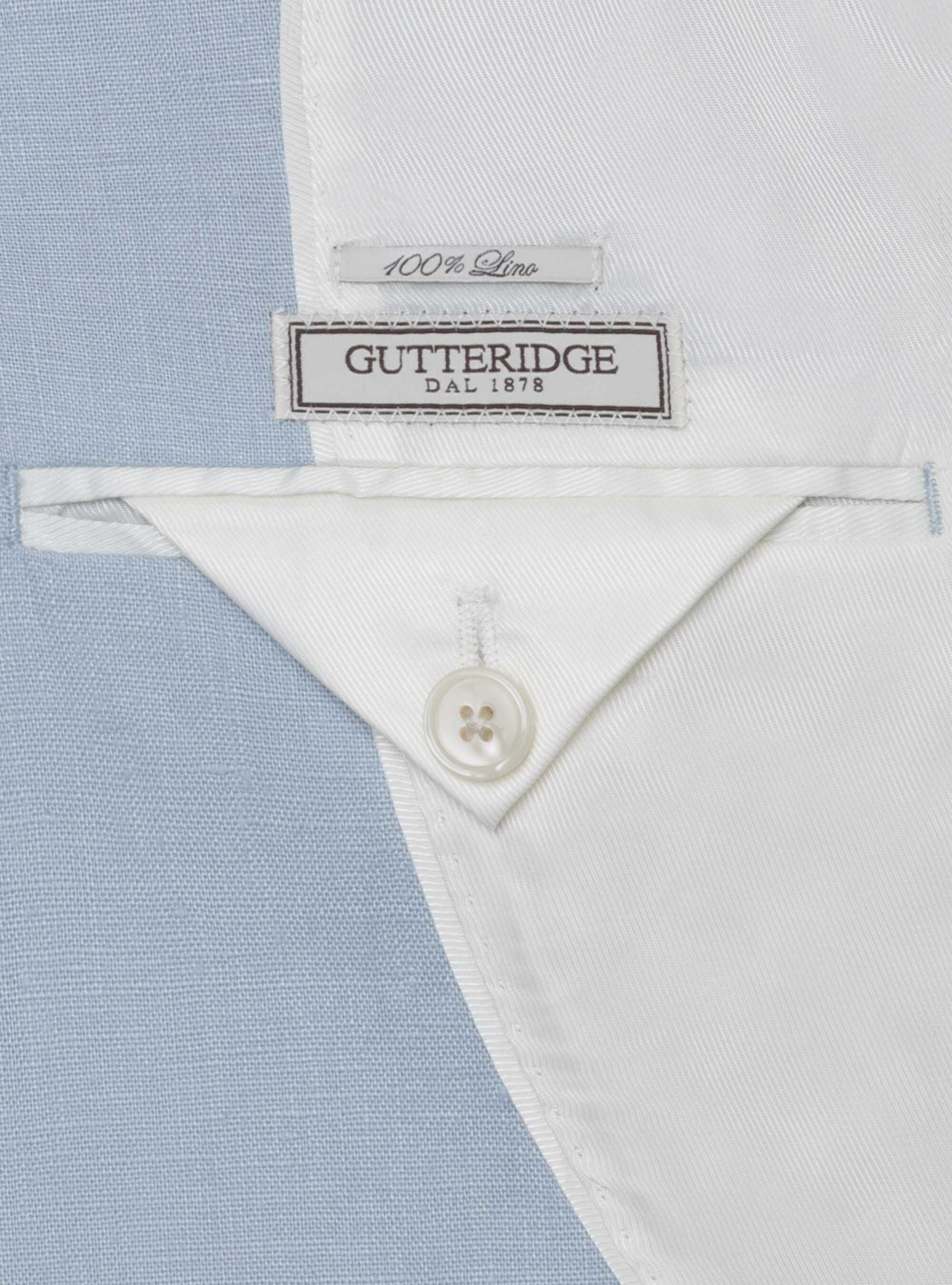 Pure linen suit blazer, LIGHT BLUE