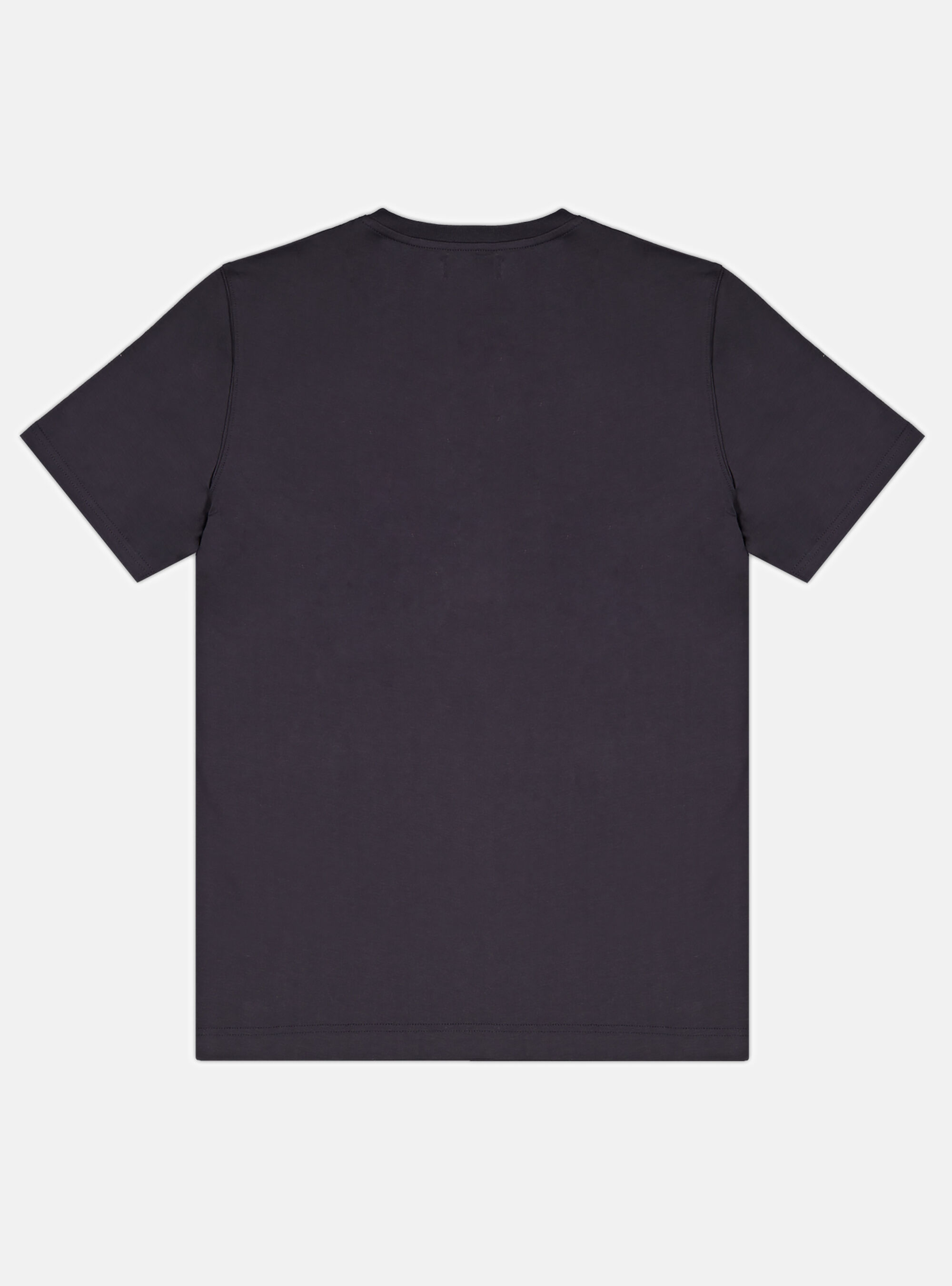 Cotton jersey half sleeve t-shirt, NAVY BLUE