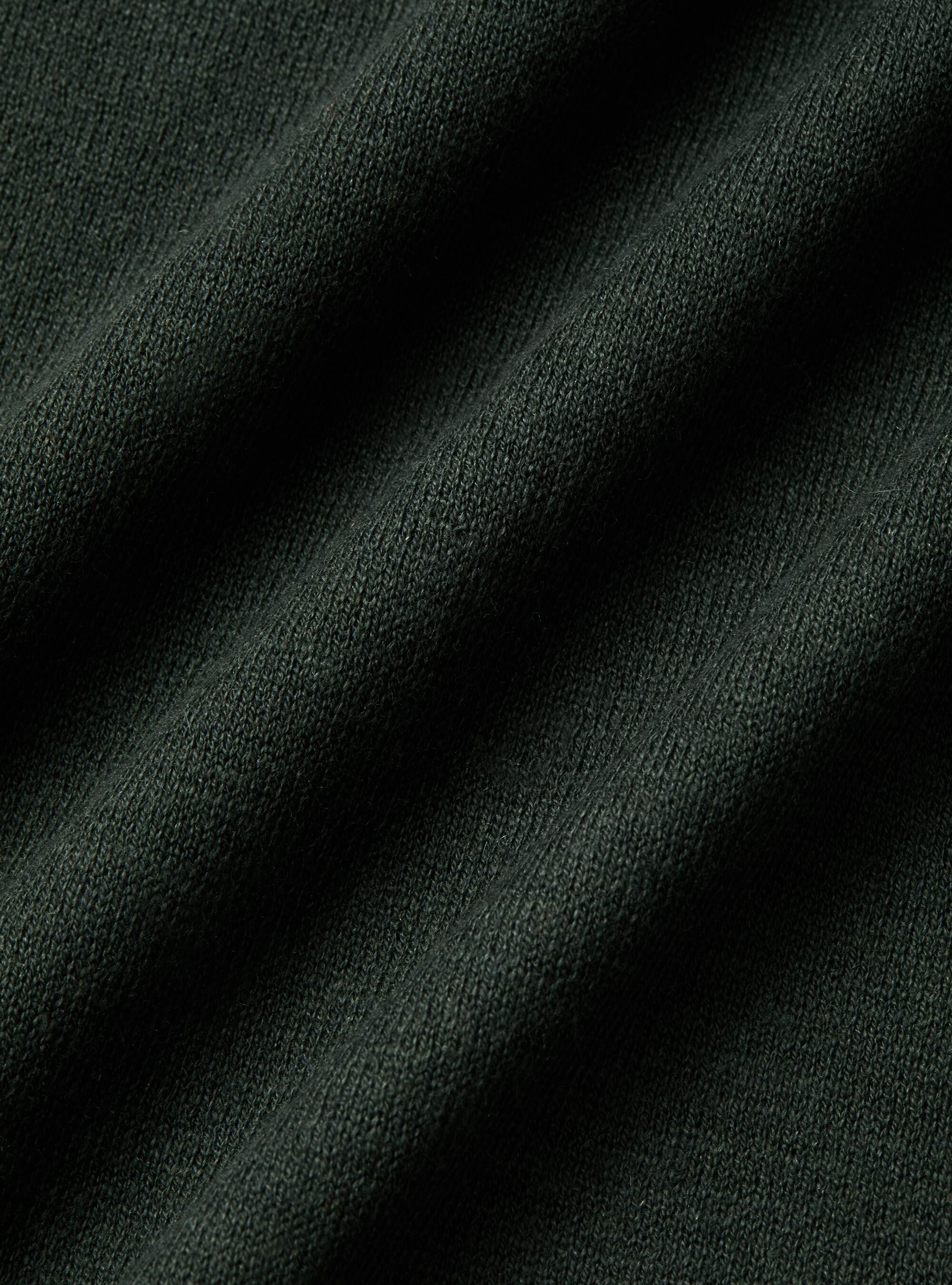 Maglia girocollo in cotone seta e cashmere, MILITARE 0609C