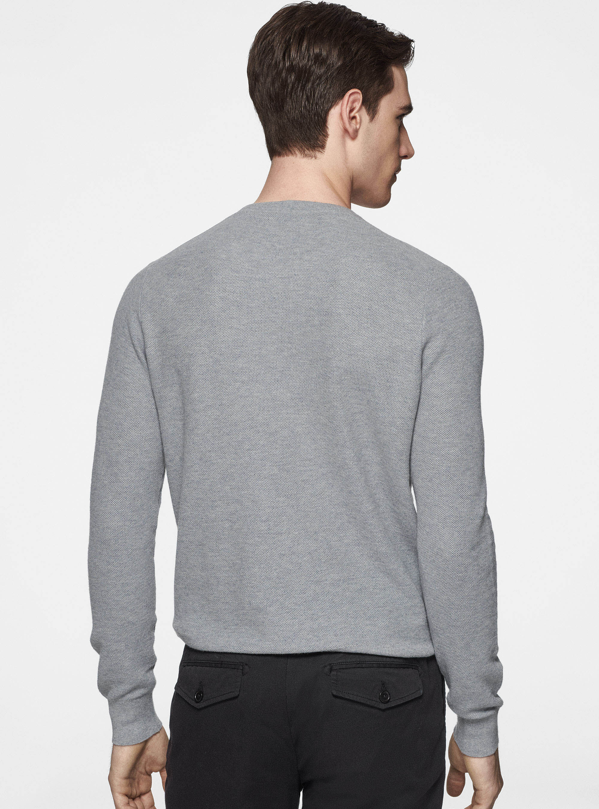 cotton gauze crew neck tops | Pay ID