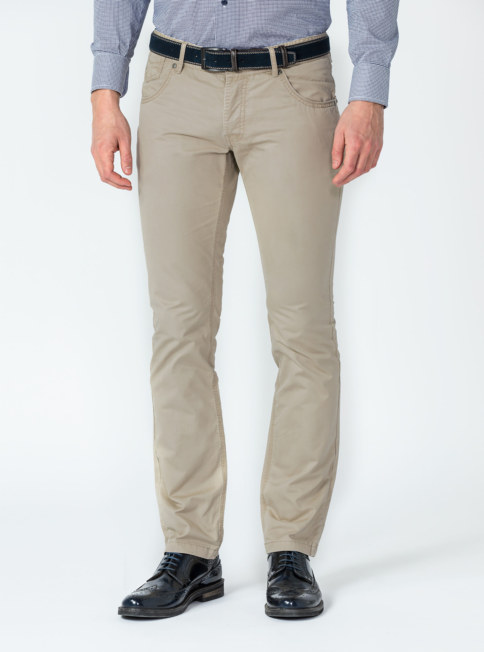 Pantaloni 5 tasche gabardina leggera
