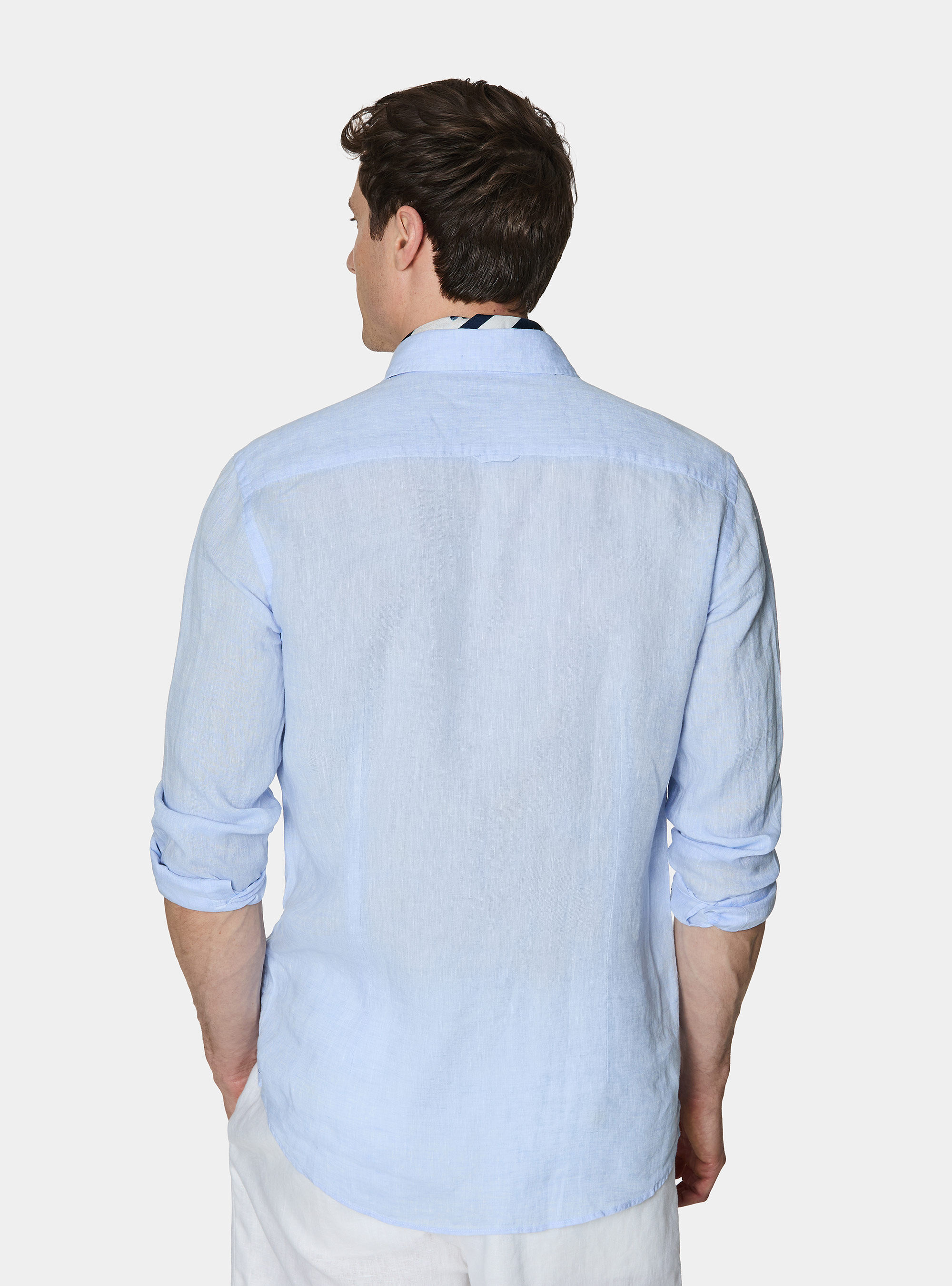 Pure linen shirt, LIGHT BLUE
