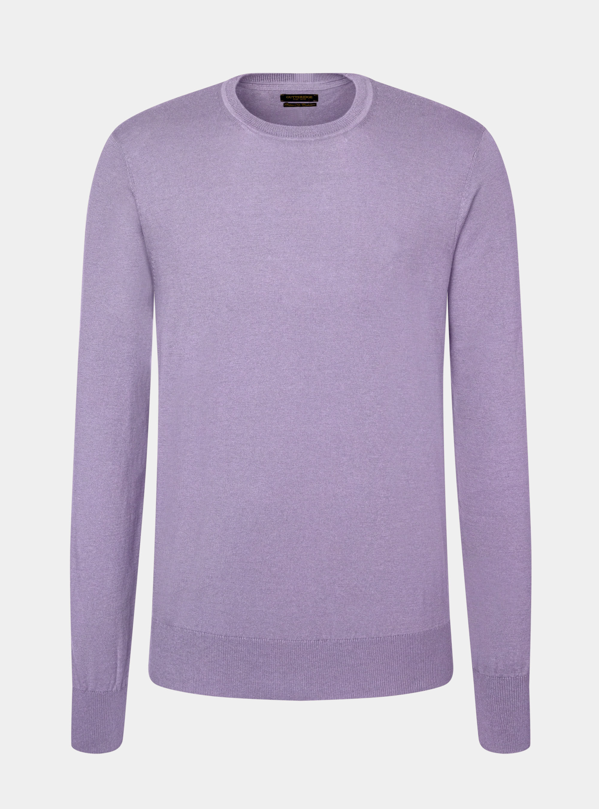 Silk and cotton crew-neck sweater | Gutteridge | Men's Sweaters
