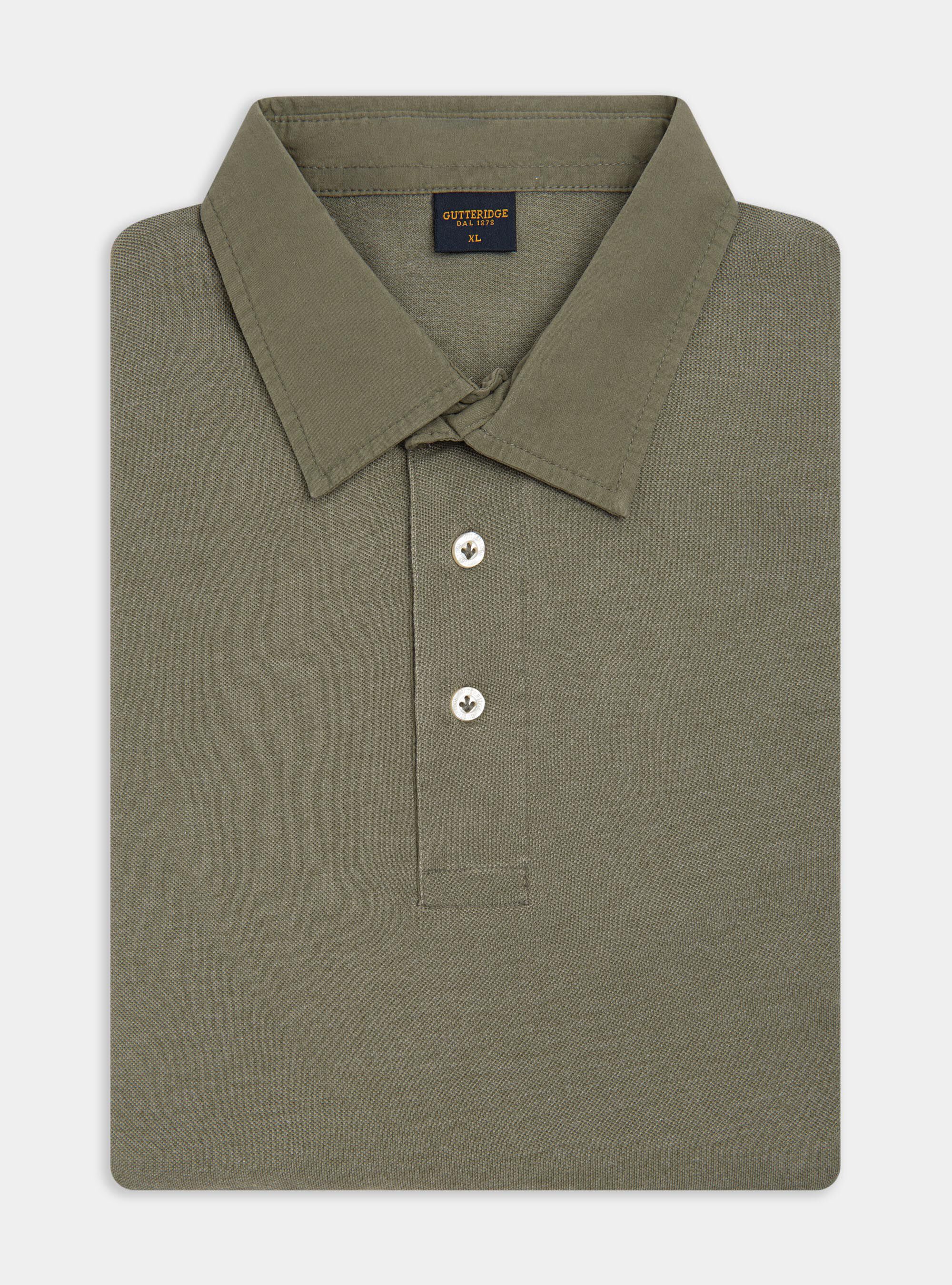 Polo en pique avec col chemise Gutteridge Homme