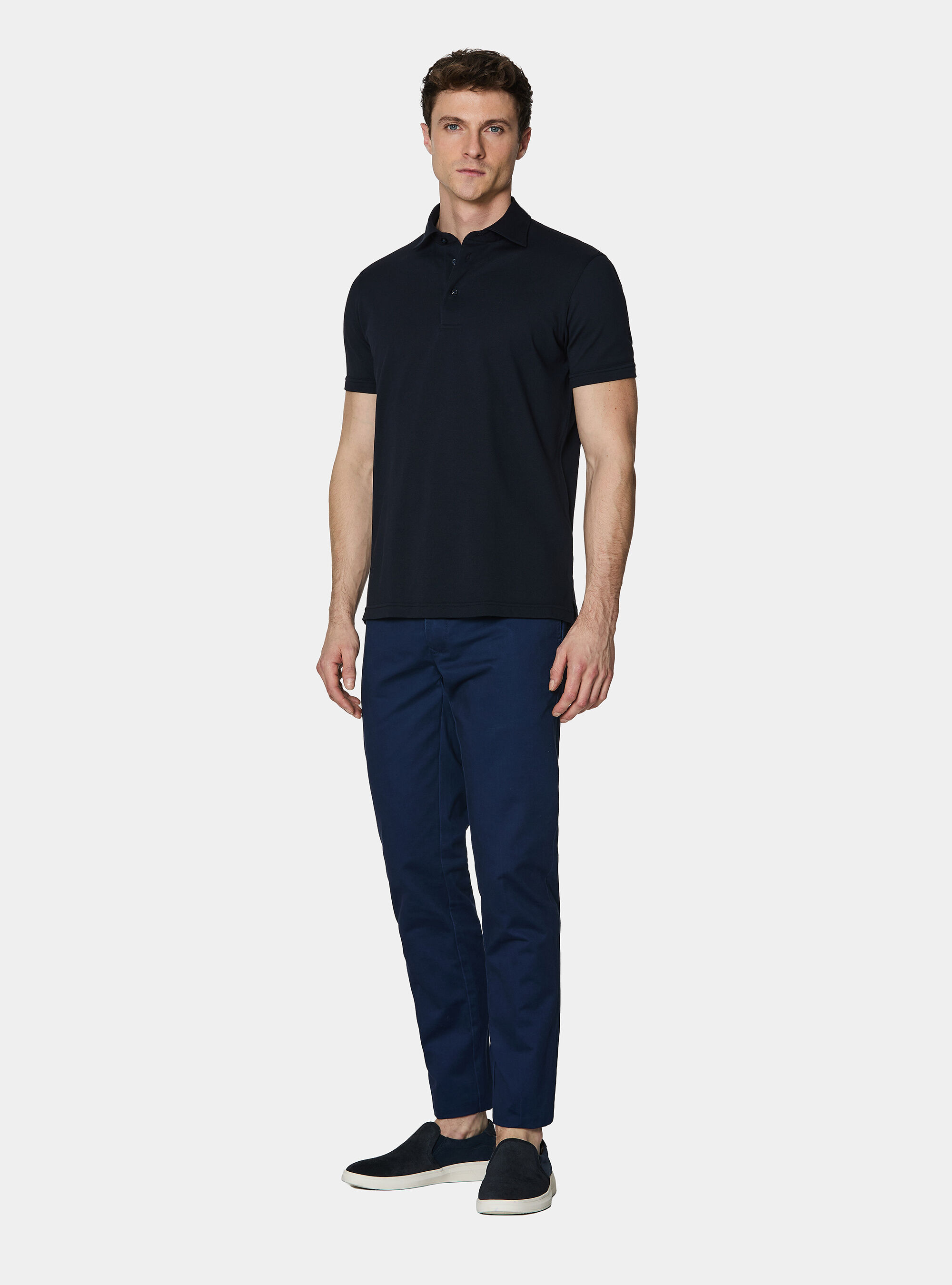 GT01 stretch pique polo shirt