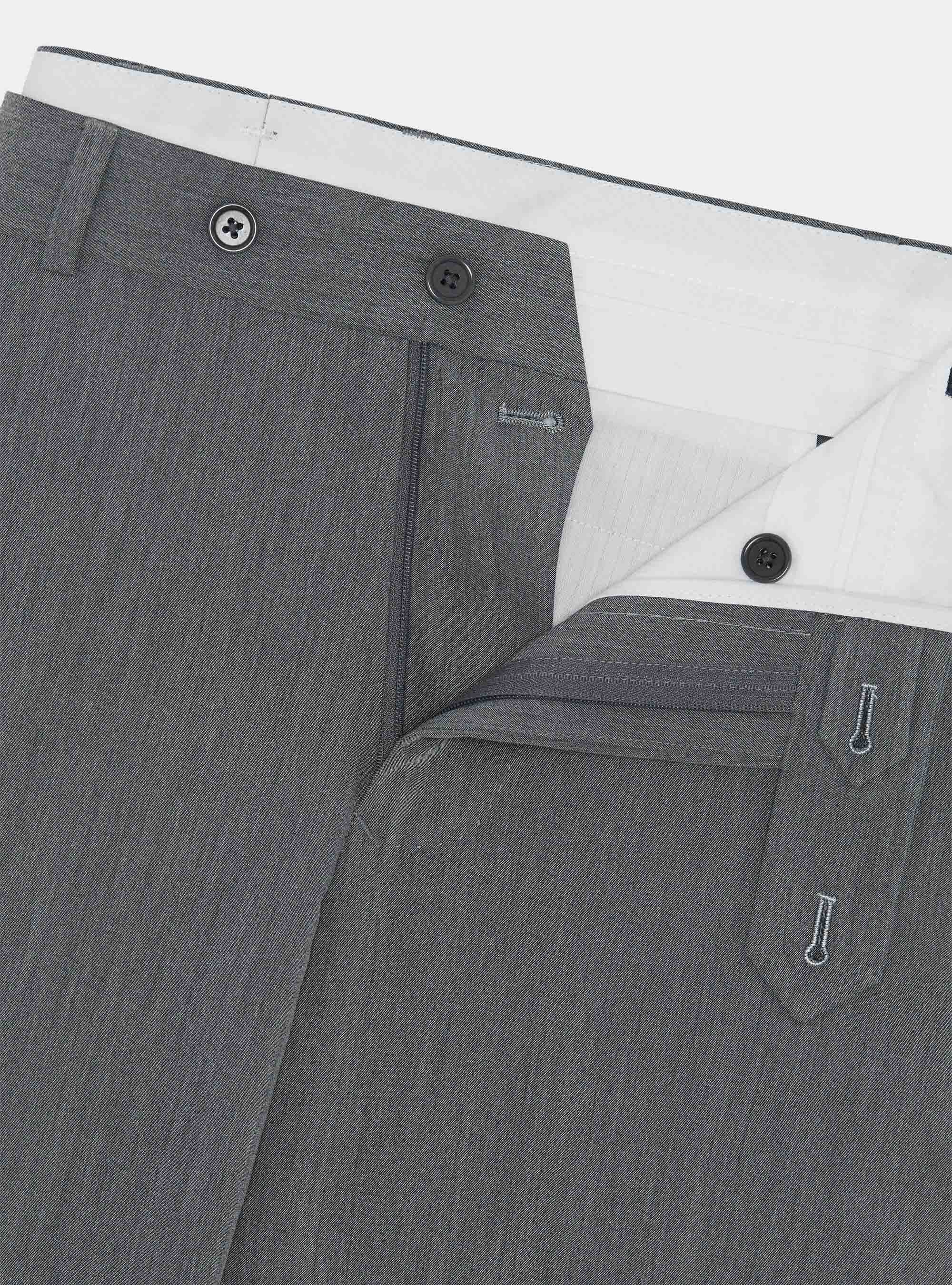 Slim-fit suit trousers, GRIGIO SCURO 0125C