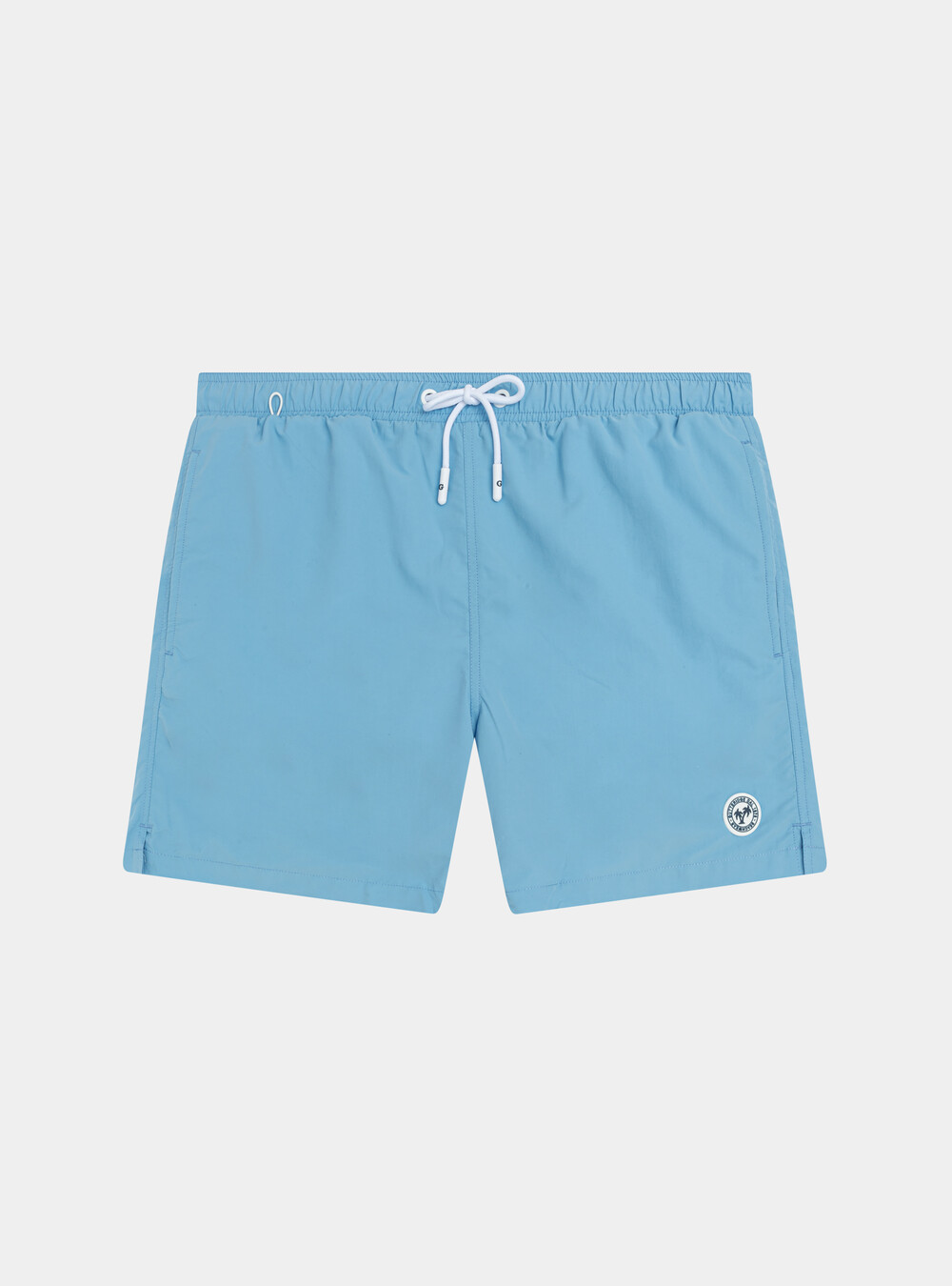 Costume da bagno tinta unita, AZZURRO Costume da bagno tinta unita