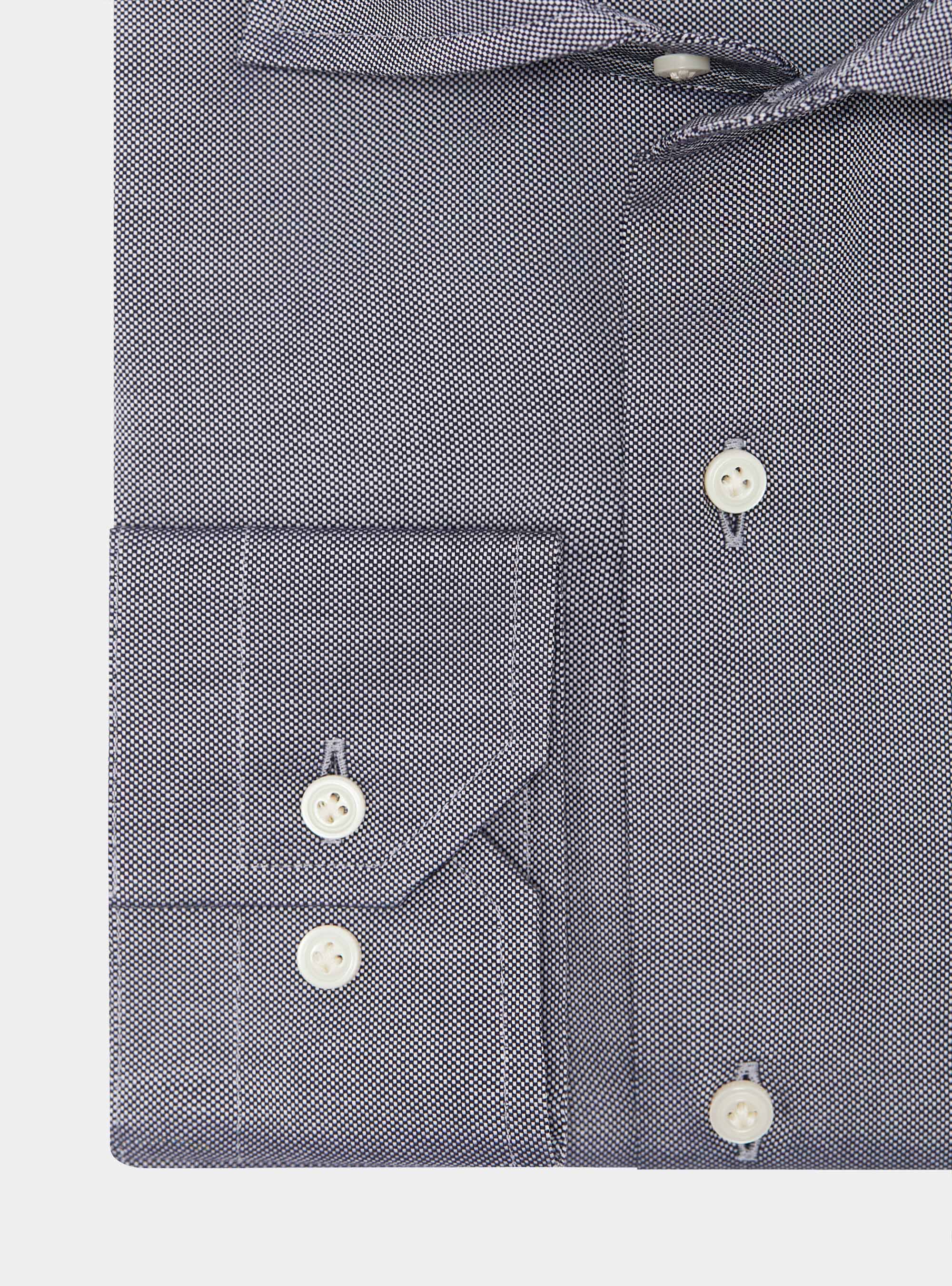 Cotton oxford shirt, NAVY BLUE