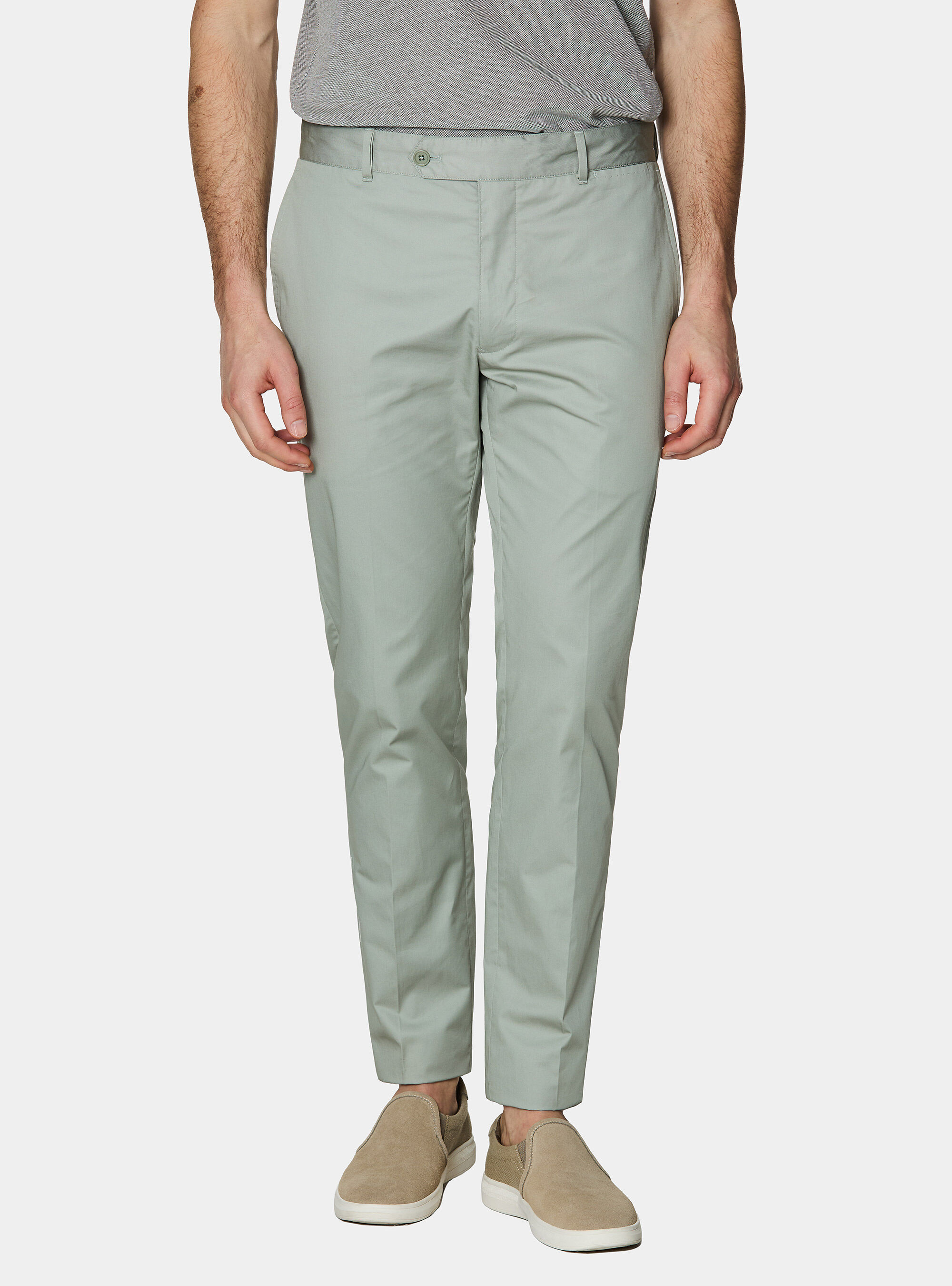 Lightweight twill slim fit chino trousers