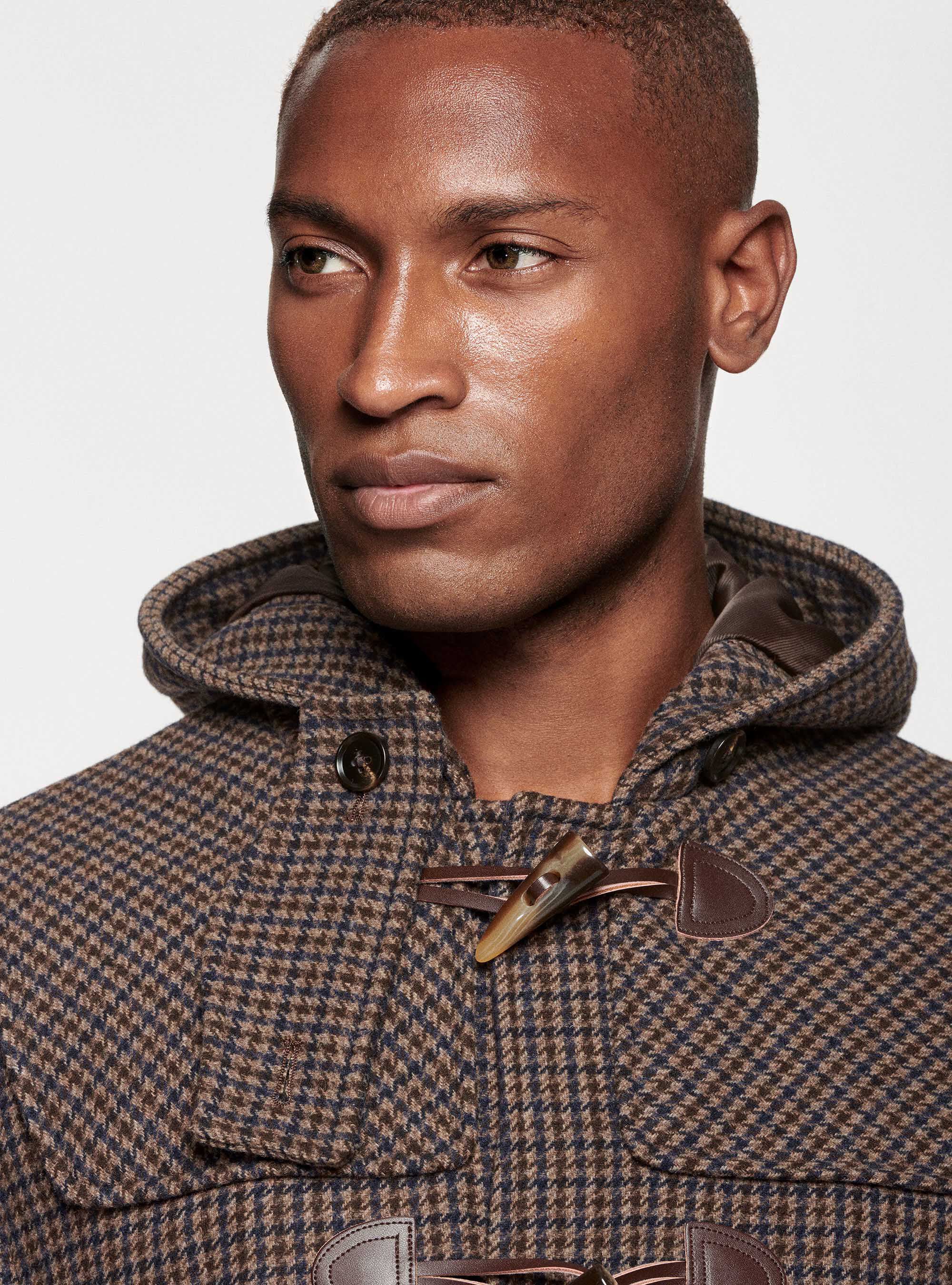 Montgomery in misto lana pied de poule Gutteridge catalog