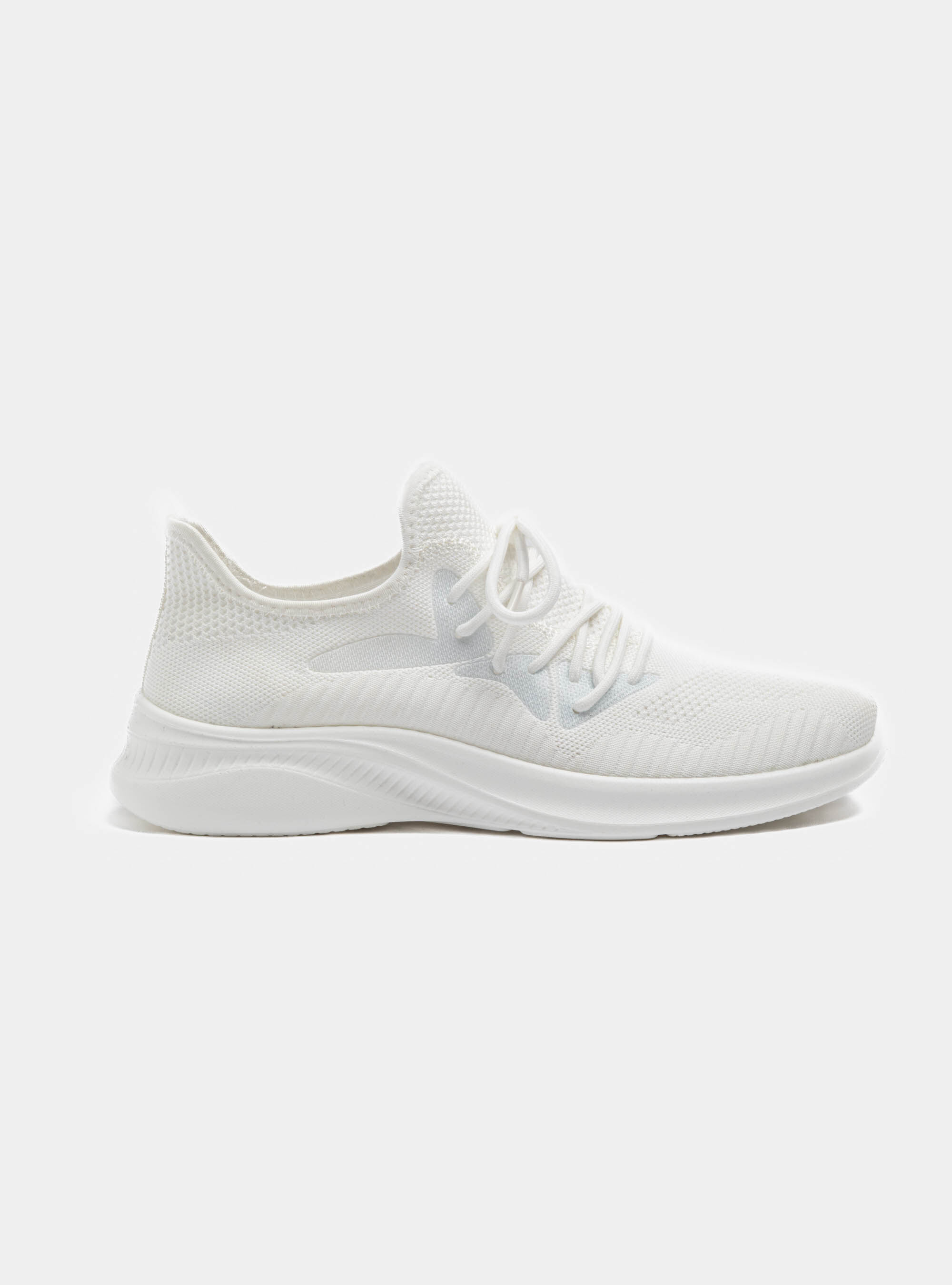 Sneakers in tessuto tecnico, BIANCO