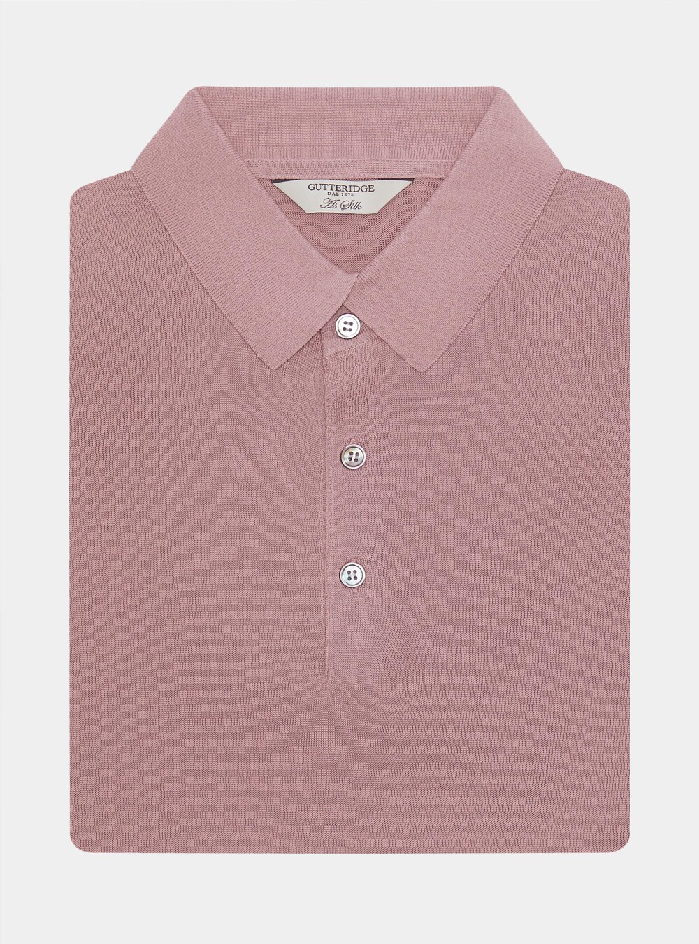 Cotton and silk polo shirt - Main Image