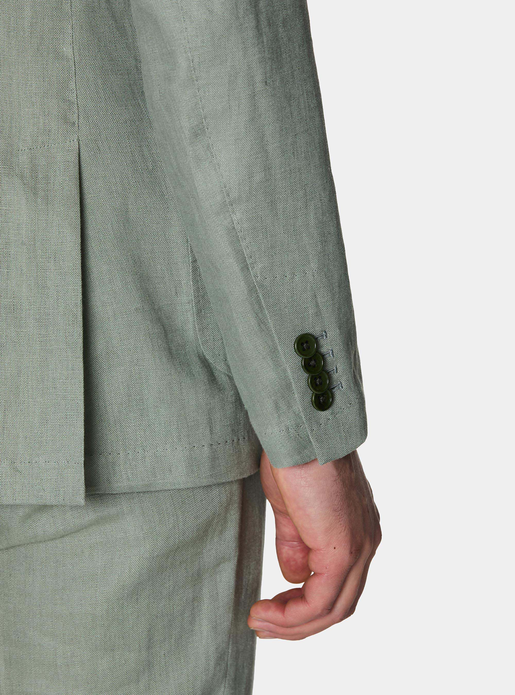 Anzugjacke aus reinem Leinen, SALVIA 0602C