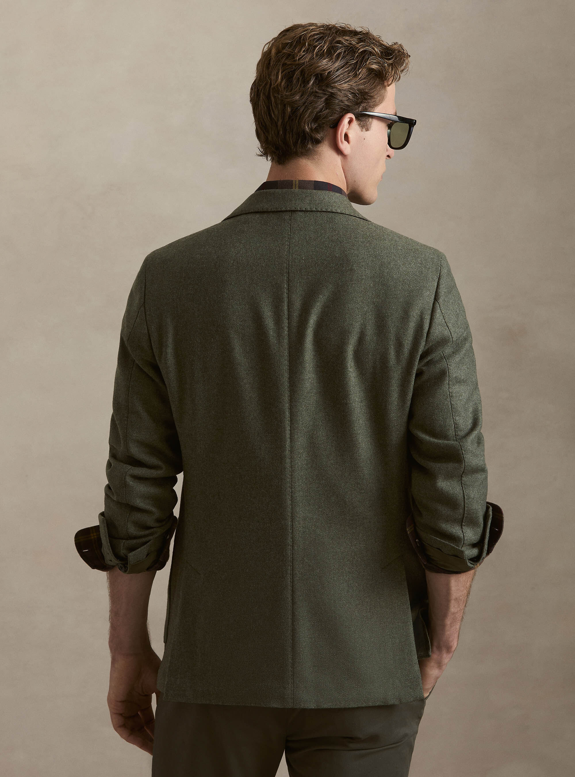 Jacke aus Wollmischflanell, SALVIA 0602C