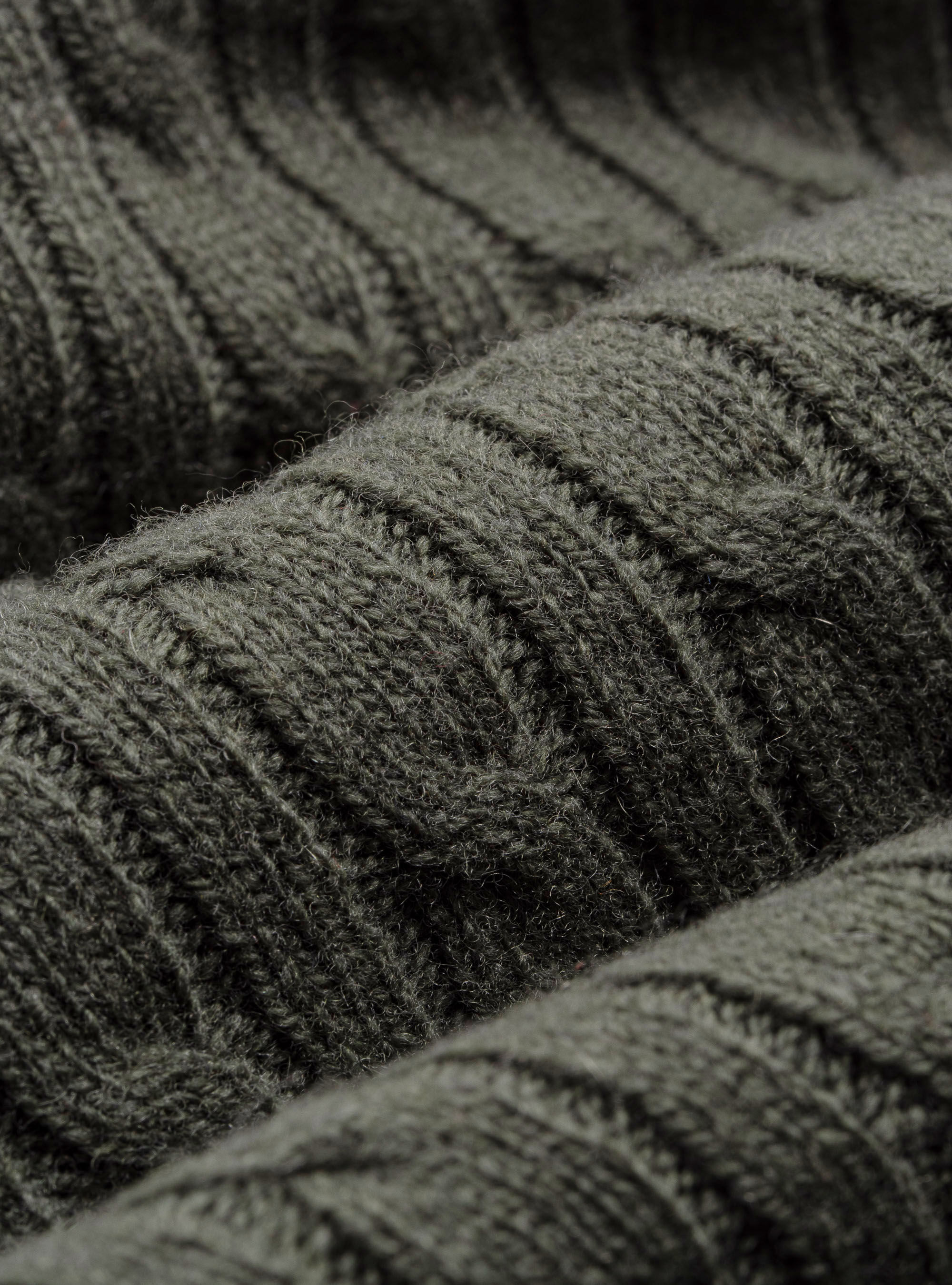 Braided lambswool sweater, MILITARE 0609C