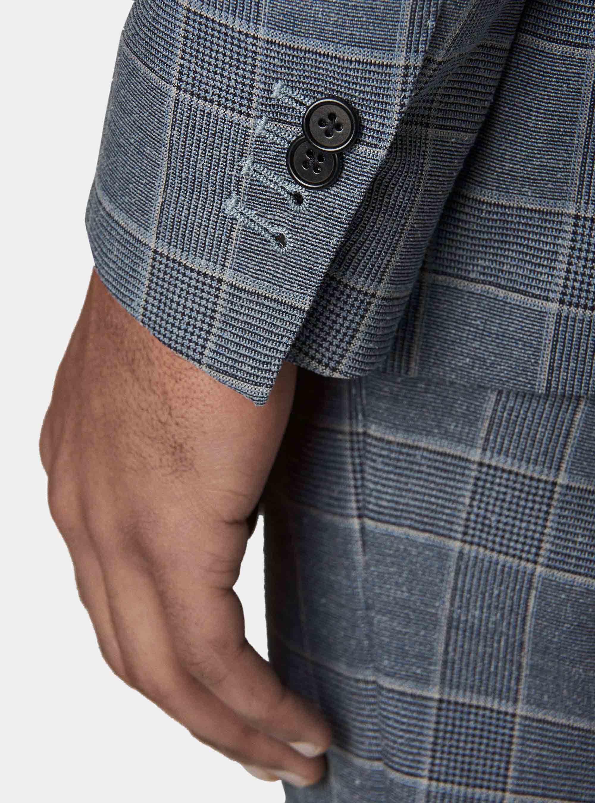 Giacca per abito in principe di galles lana bouclè e seta | Gutteridge |  Spring Sale Uomo