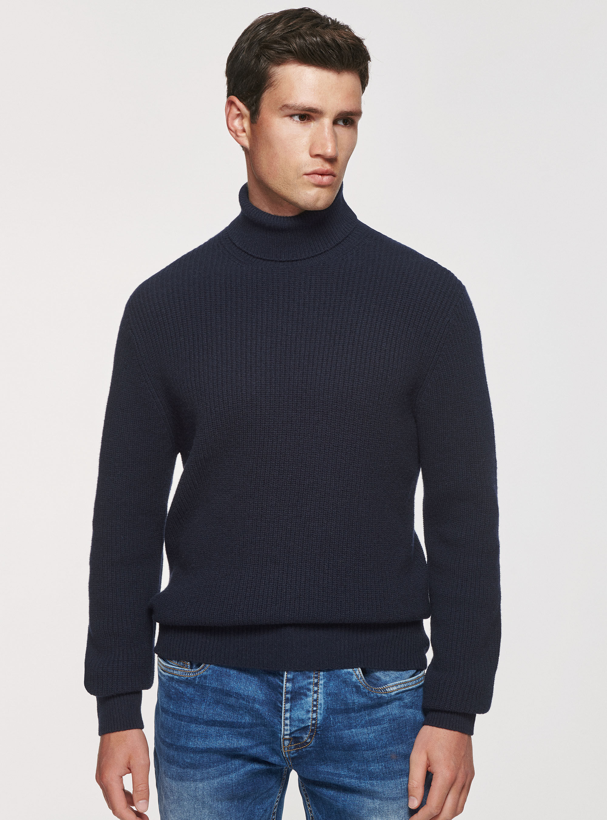 Pearl rib wool sweater