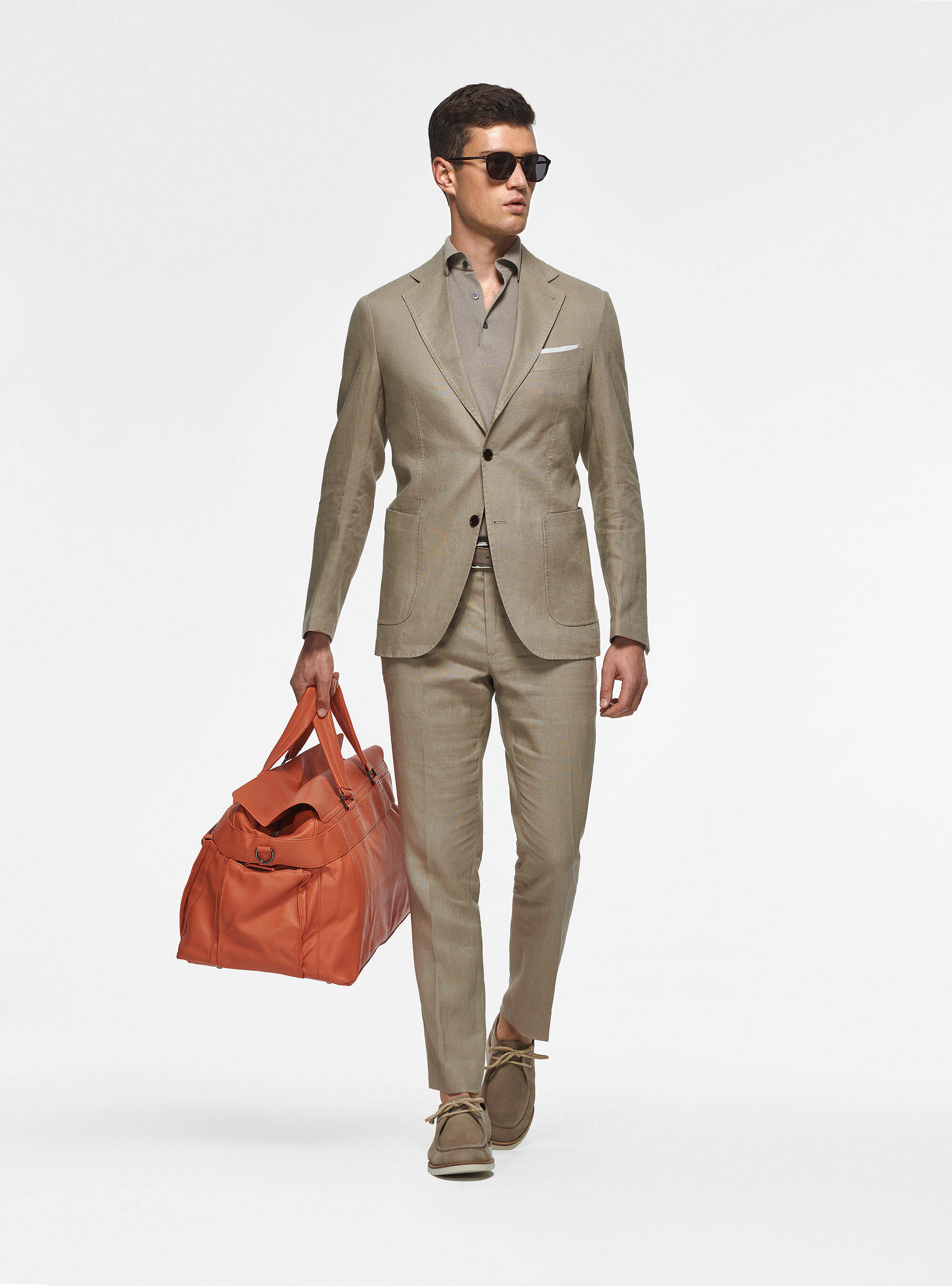 Pure linen blazer, MUD