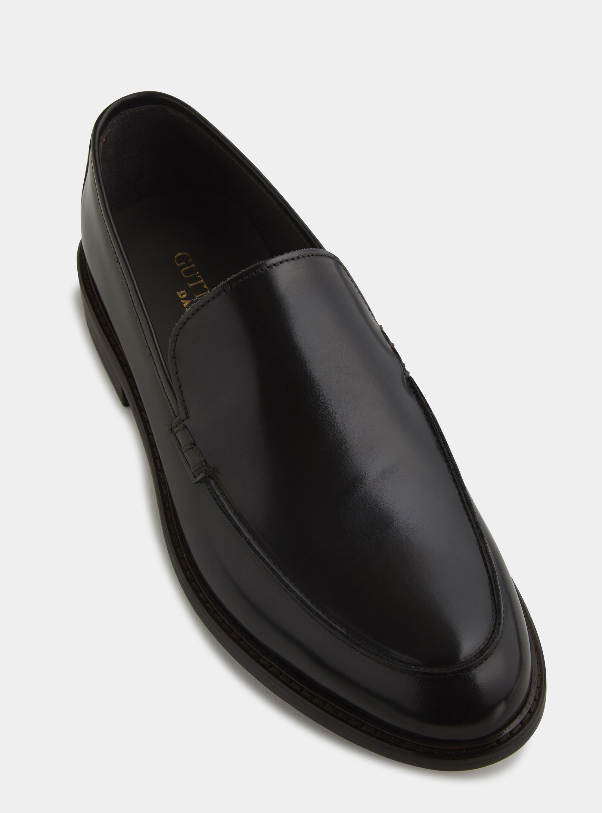 Mocassini in pelle abrasivata, TESTA DI MORO