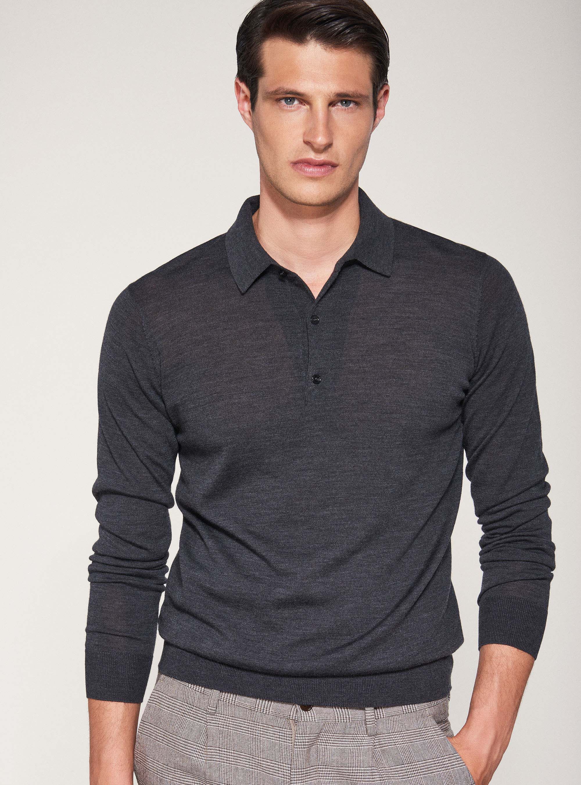 Polo in lana clearance