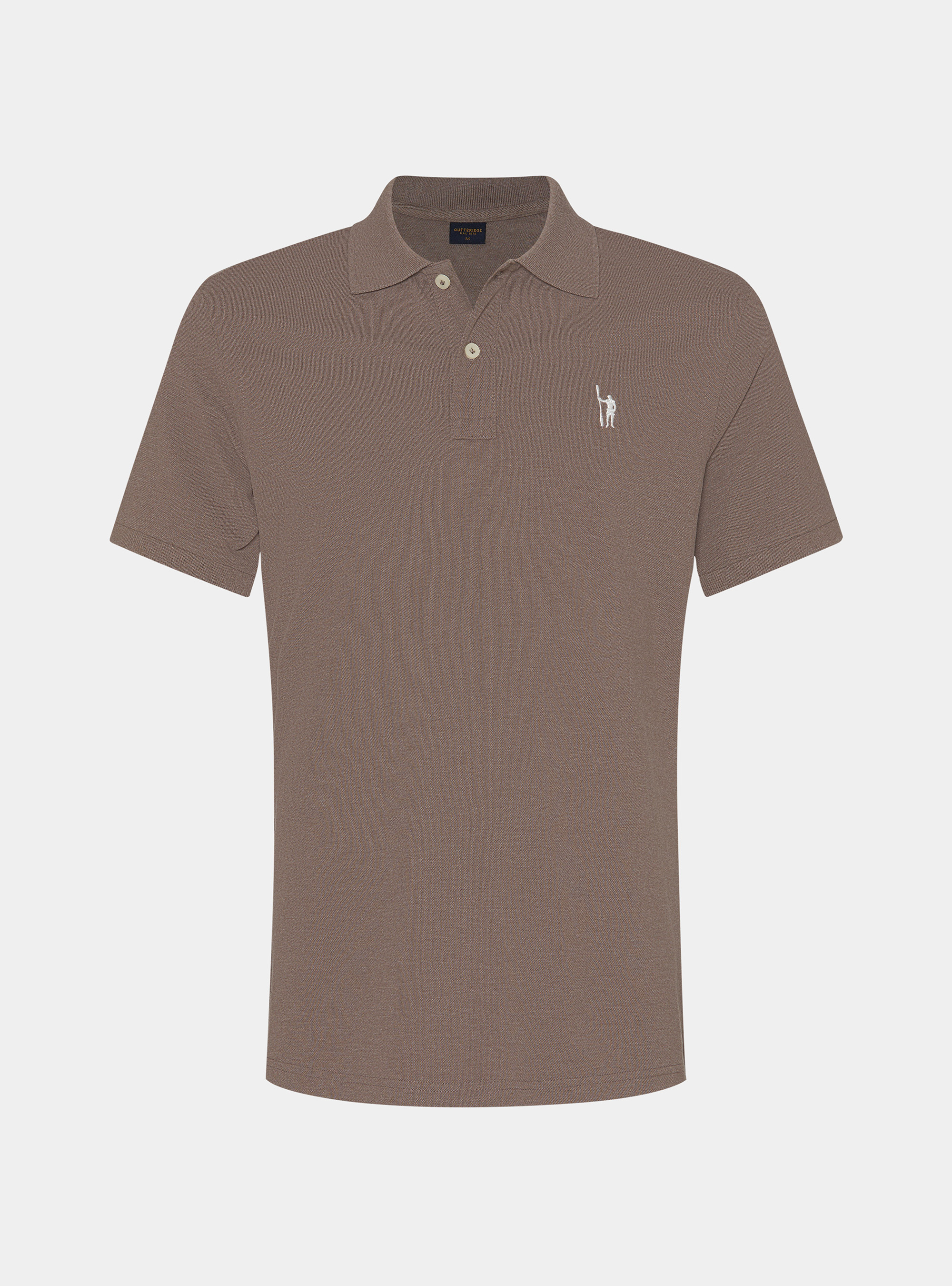 Classic piqu&eacute; polo shirt, MUD