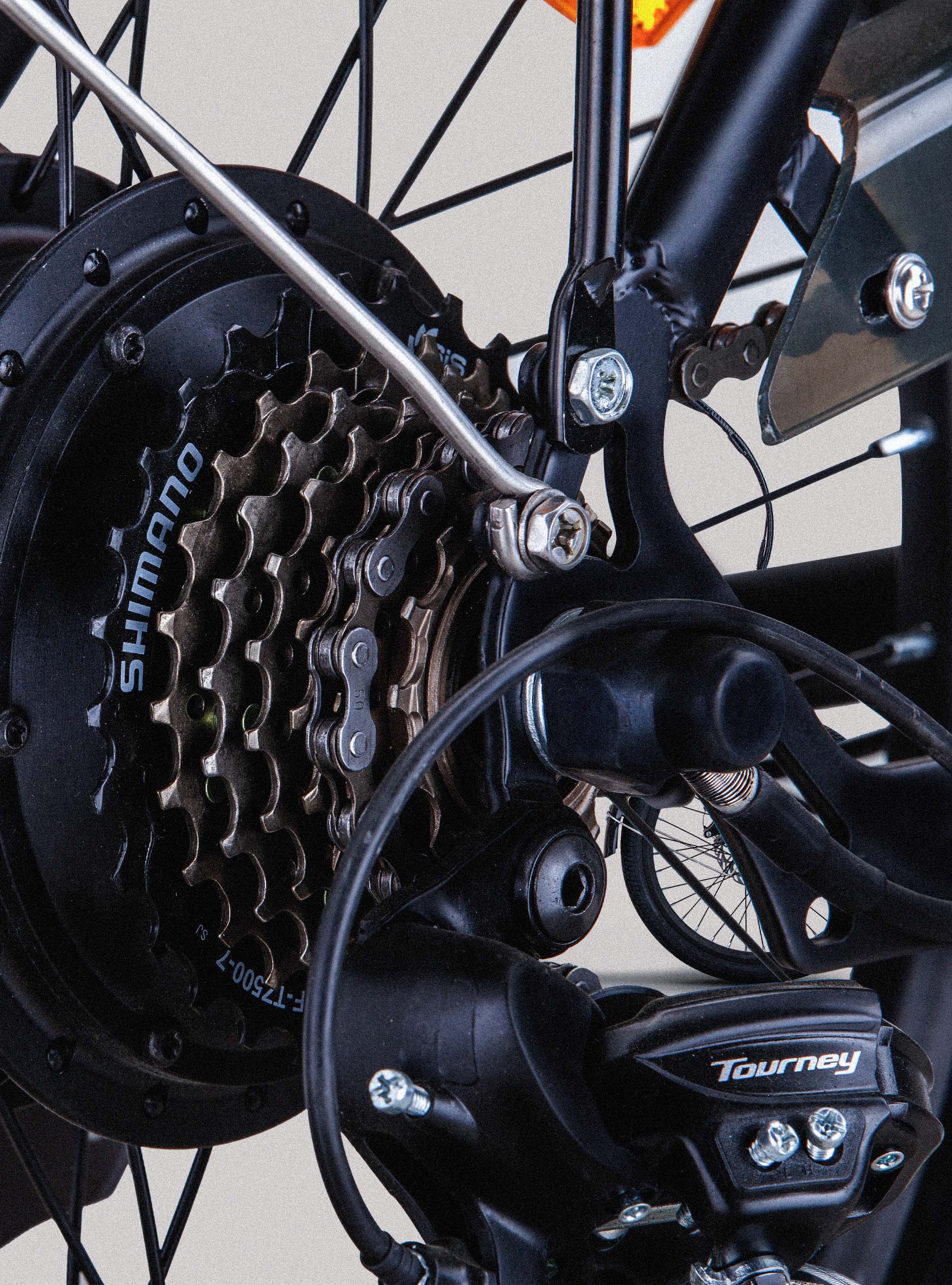 Electric folding bike Ebike RKS 250W Shimano lithium battery, C101 BLACK