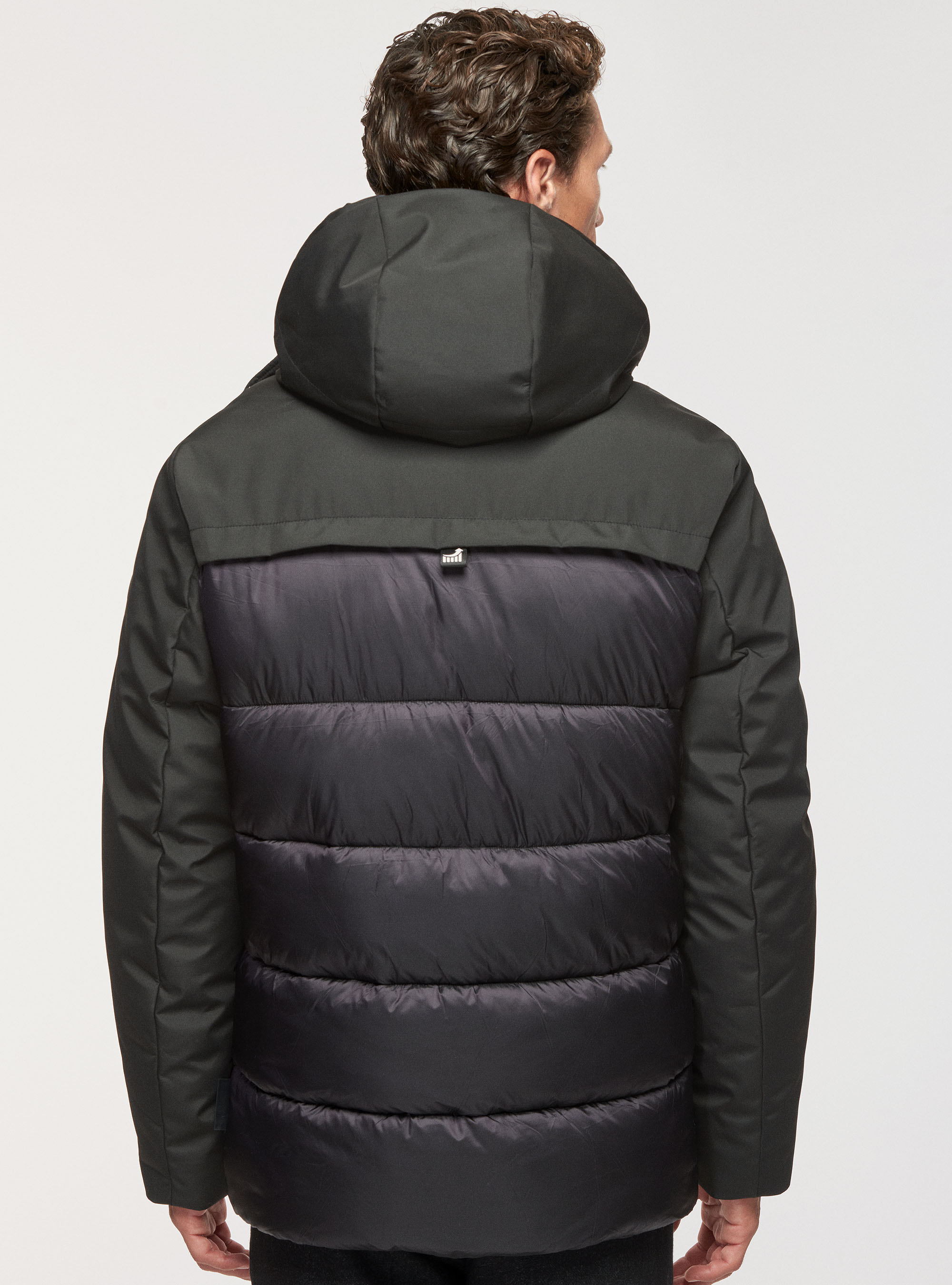 Giubbino tecnico imbottito, NERO