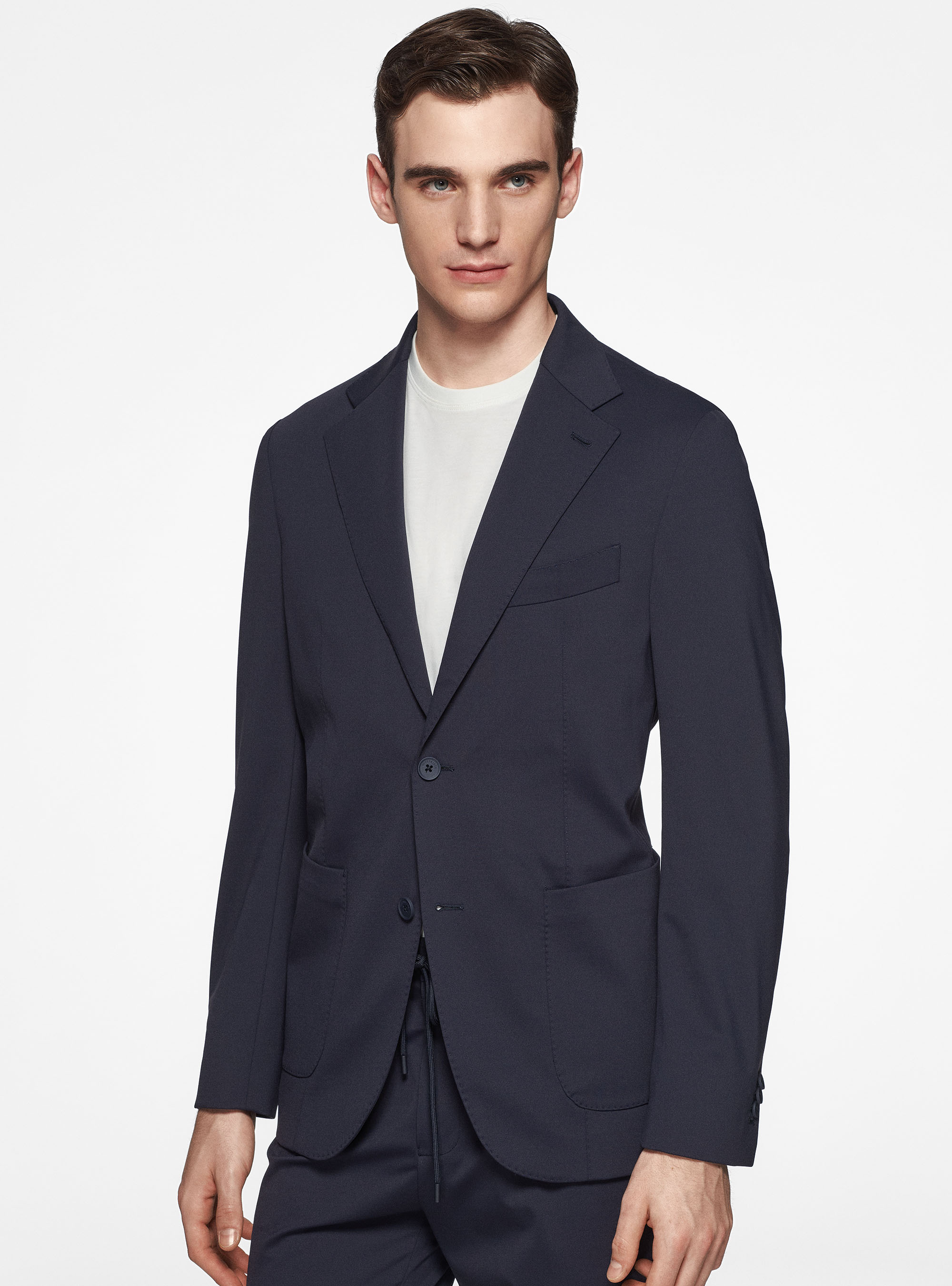 Gutteridge - Giacca GT01 in nylon elasticizzato, Unisex, Blu Navy, Taglia: 50